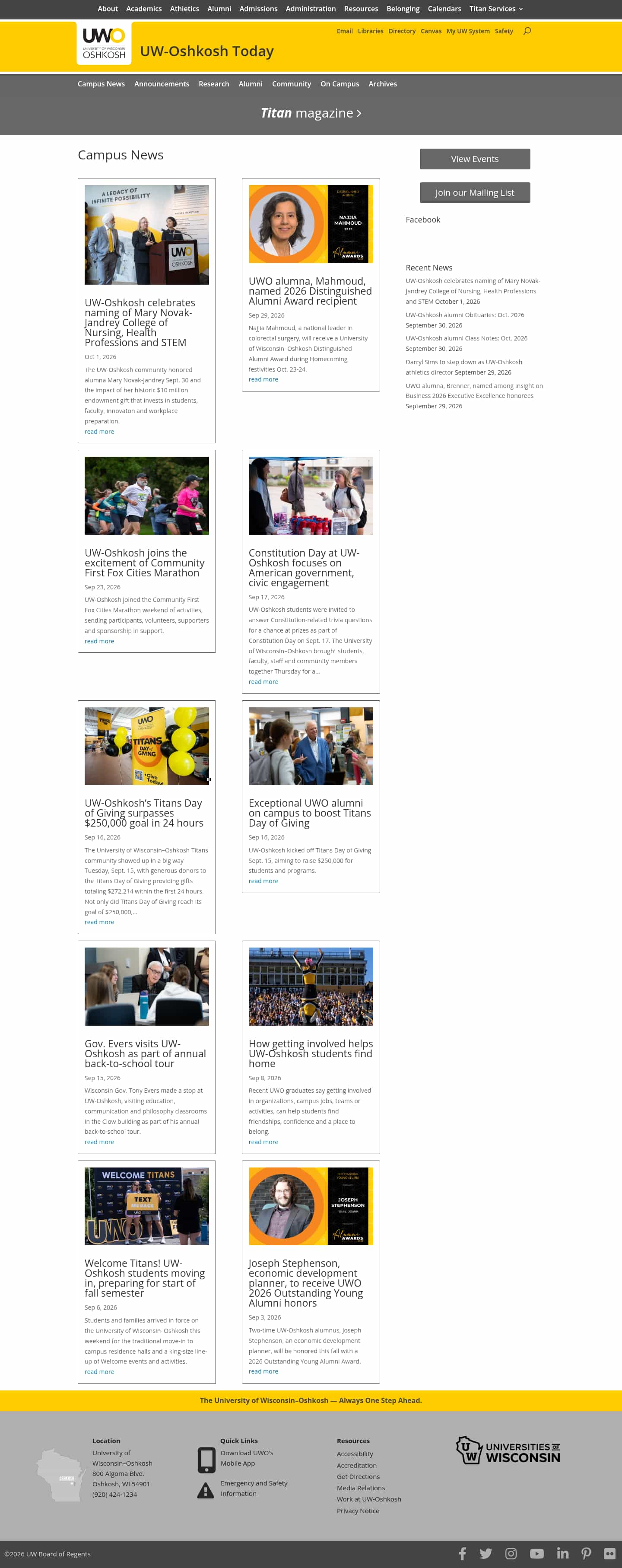 Latest website image capture