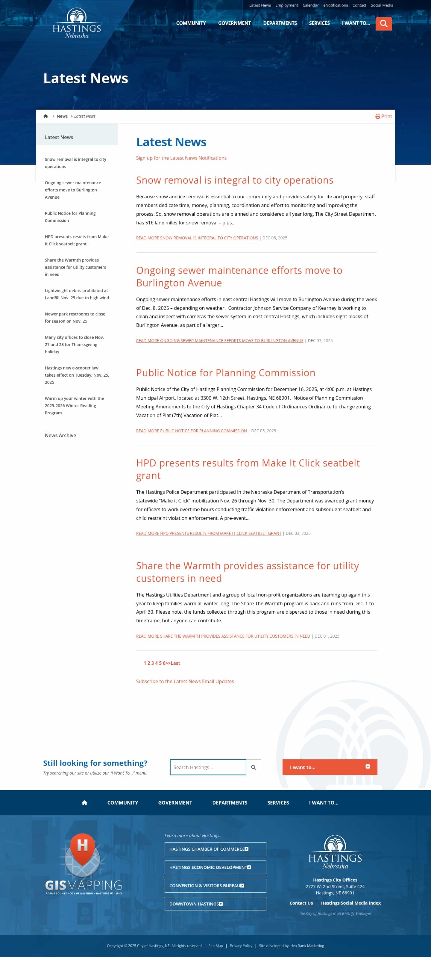 Latest website image capture