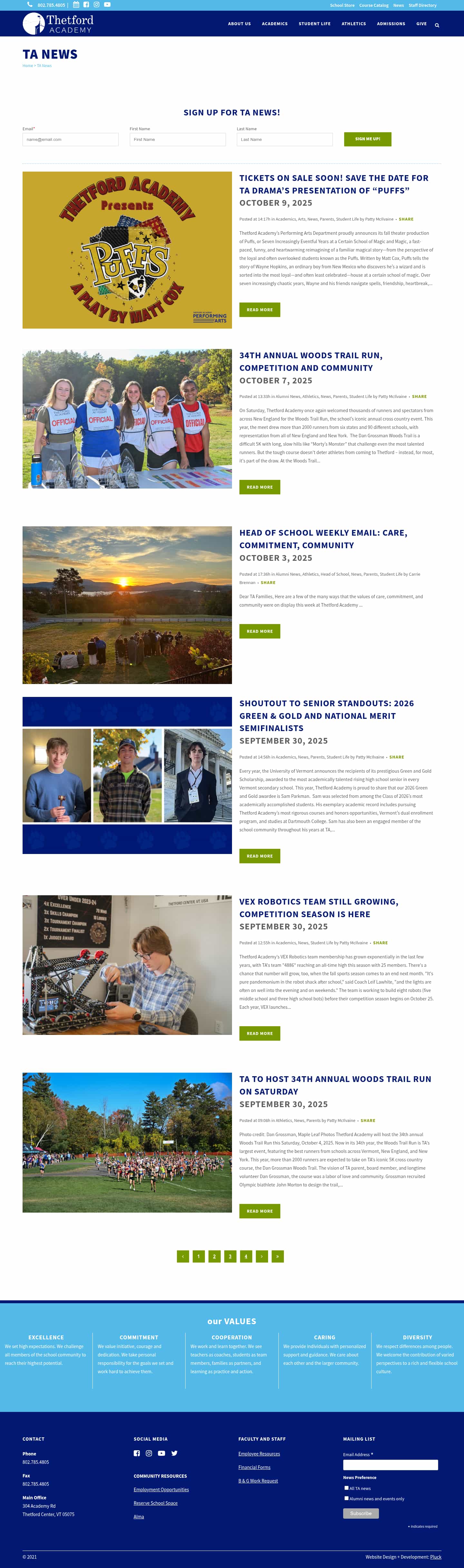 Latest website image capture