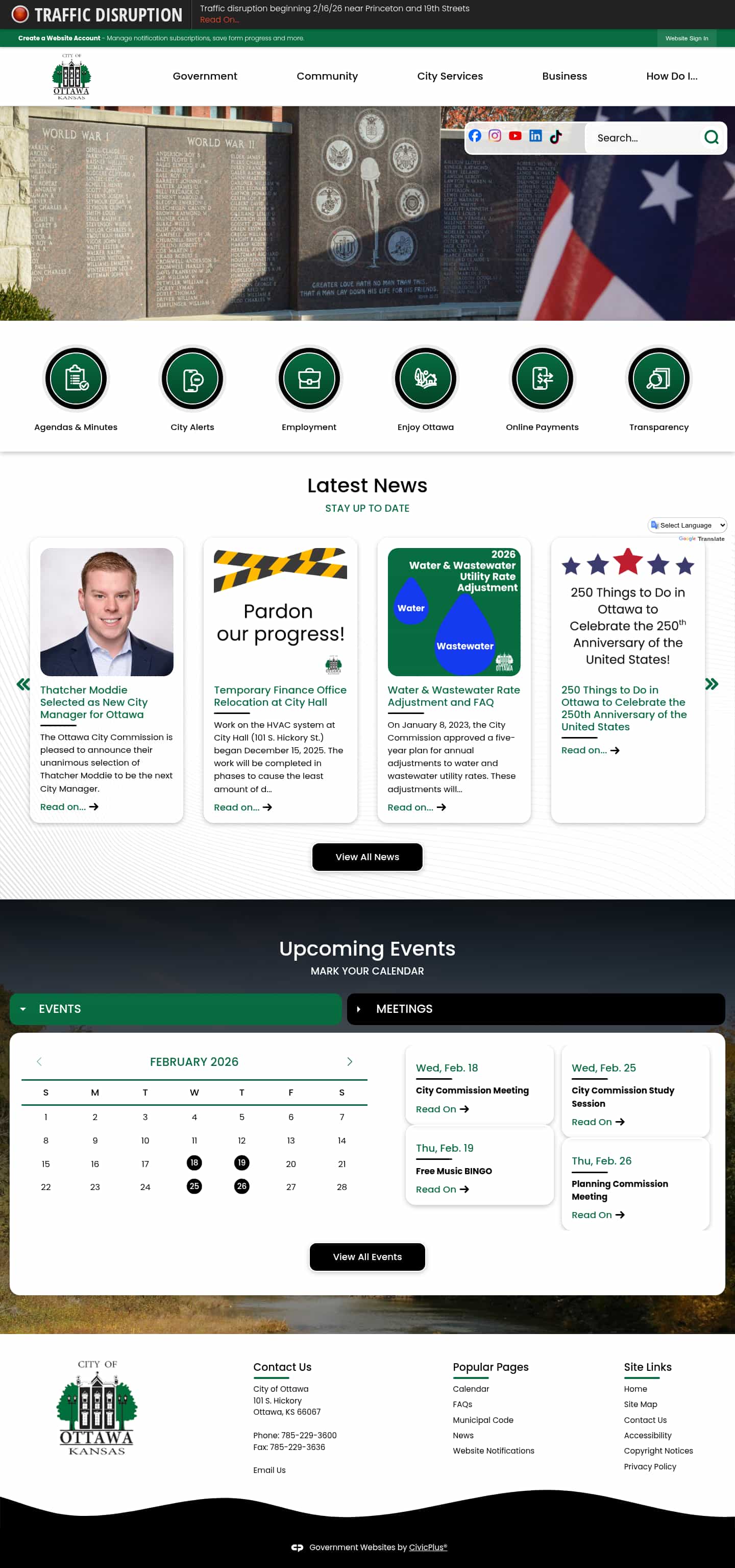 Latest website image capture
