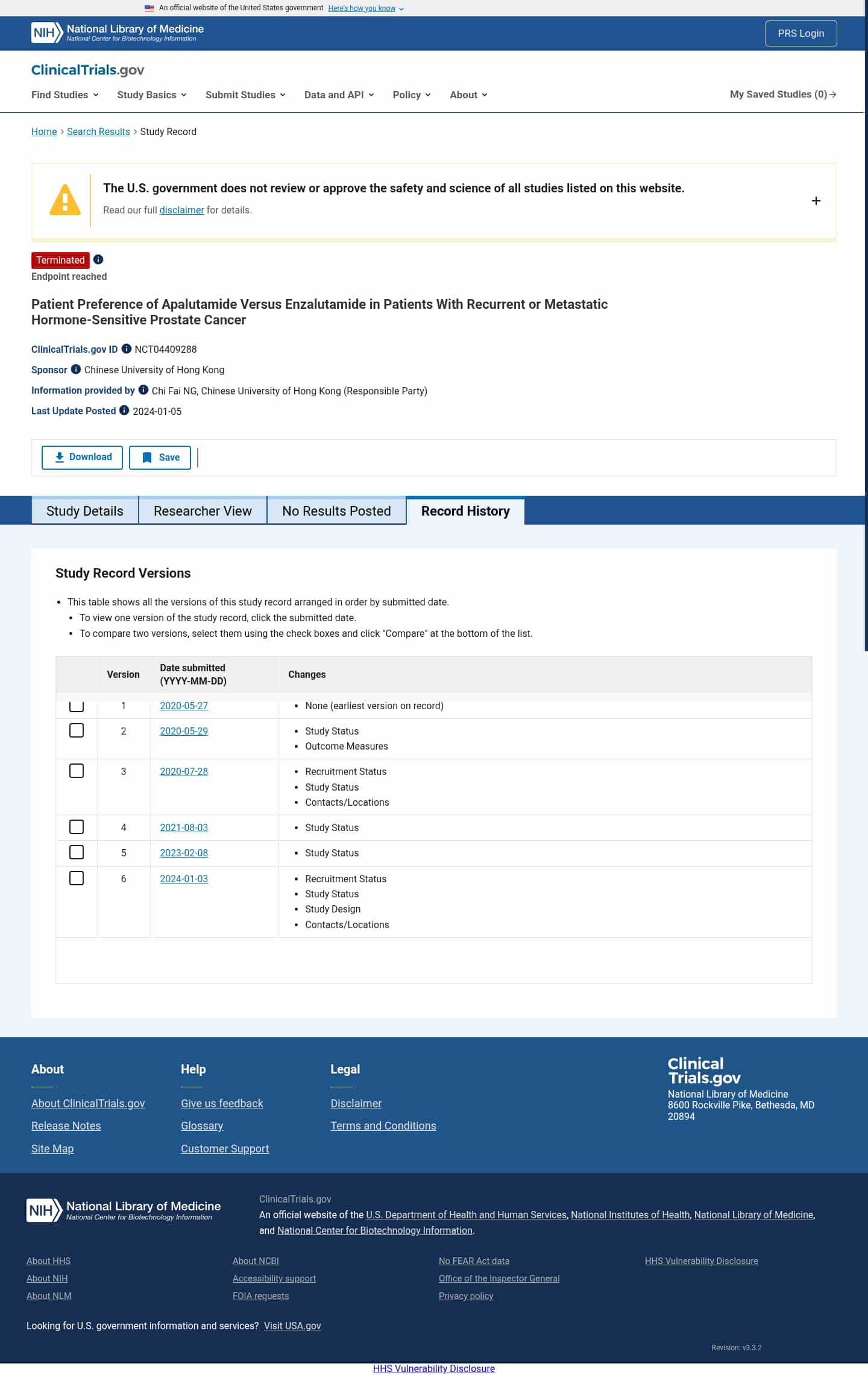 Latest website image capture
