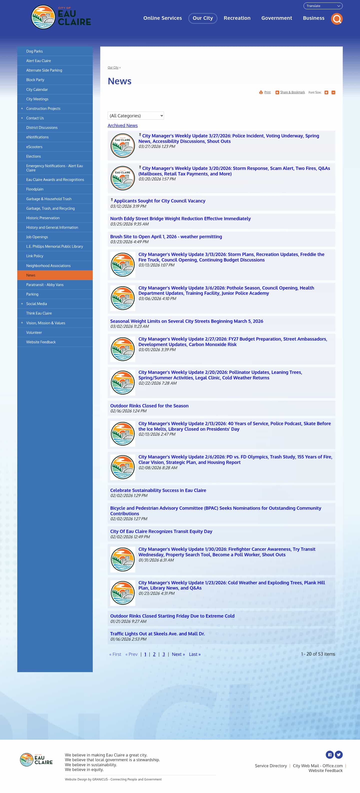 Latest website image capture