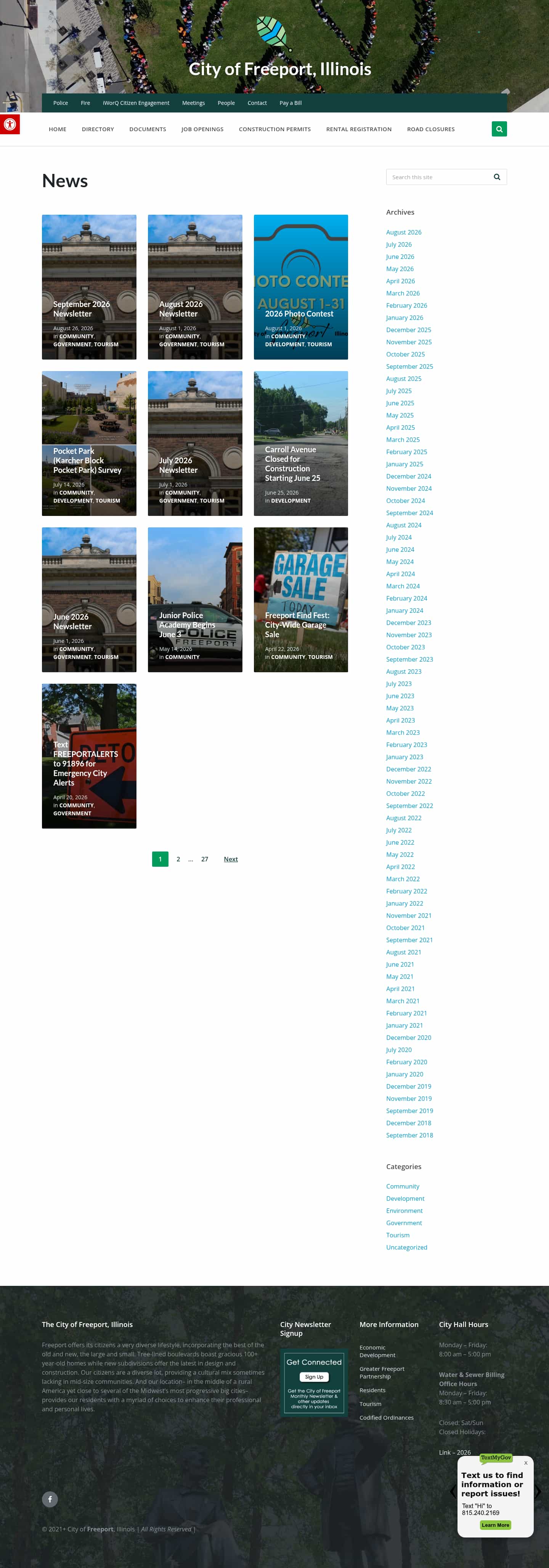 Latest website image capture