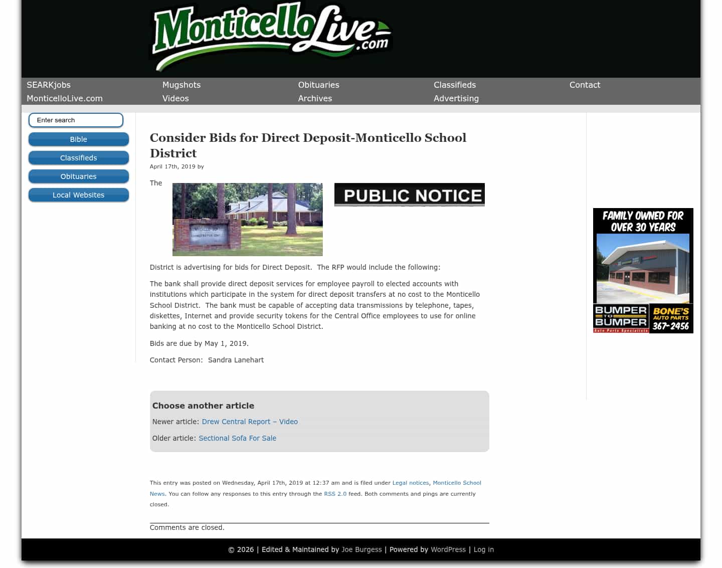 Latest website image capture
