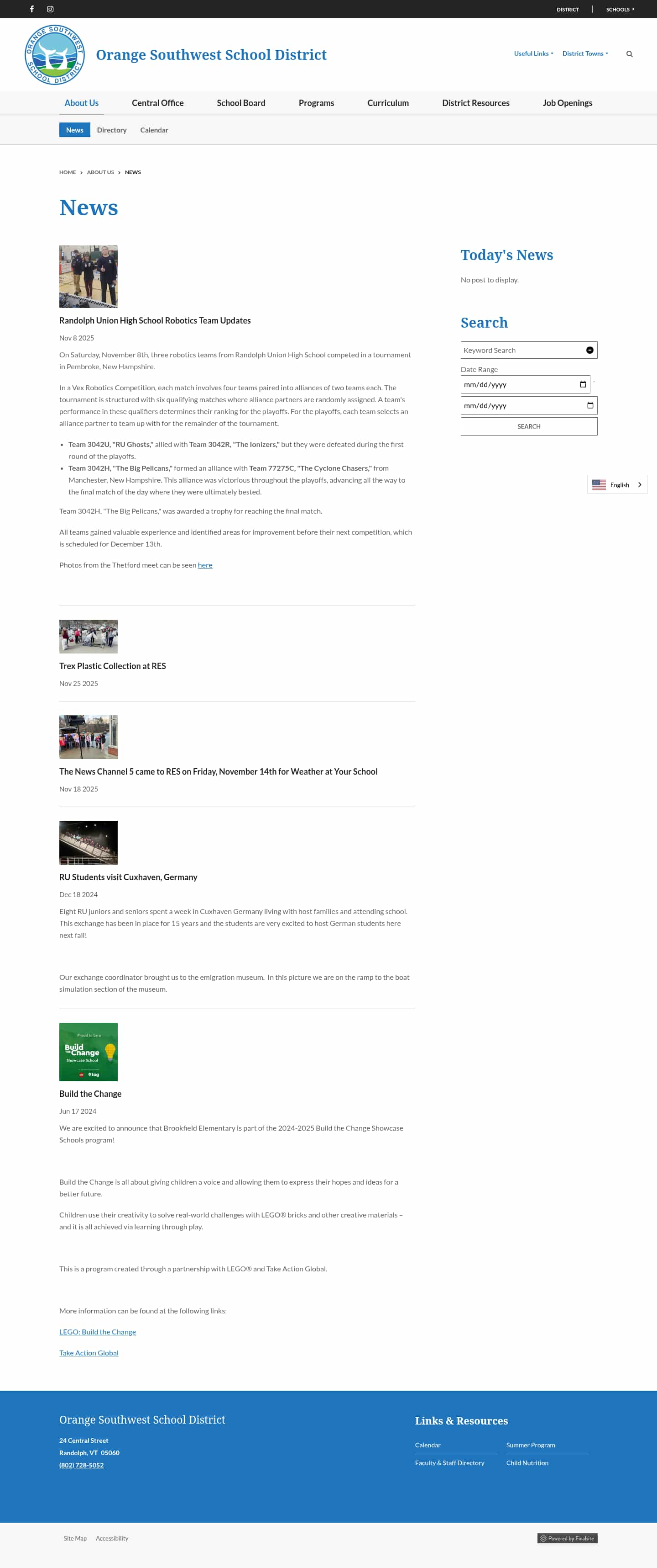 Latest website image capture