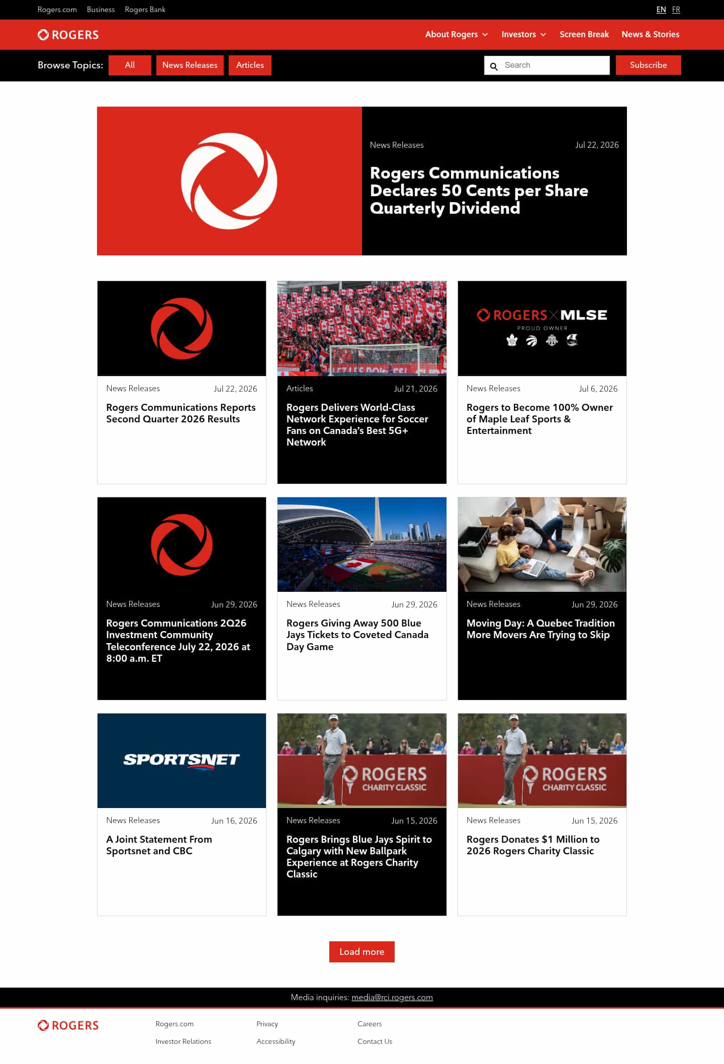 Latest website image capture