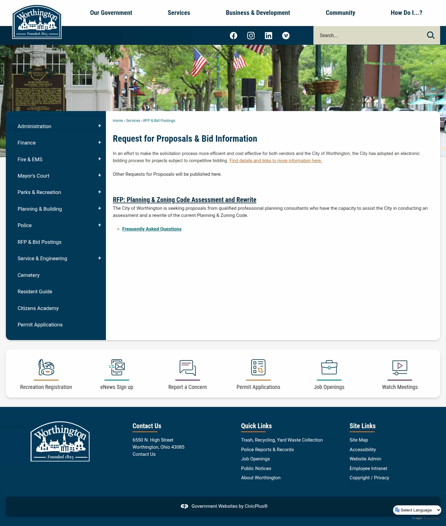Latest website image capture