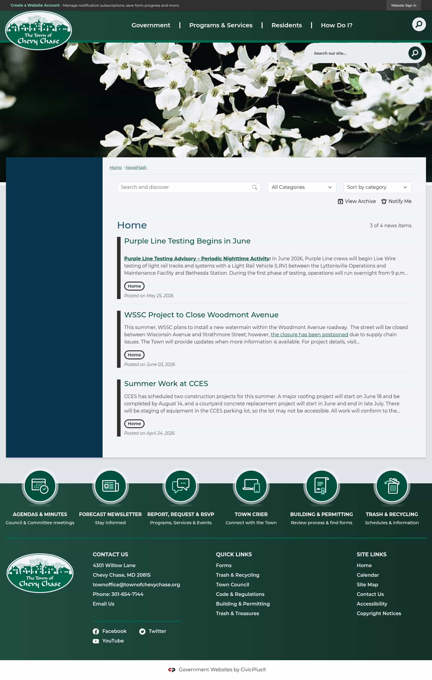 Latest website image capture