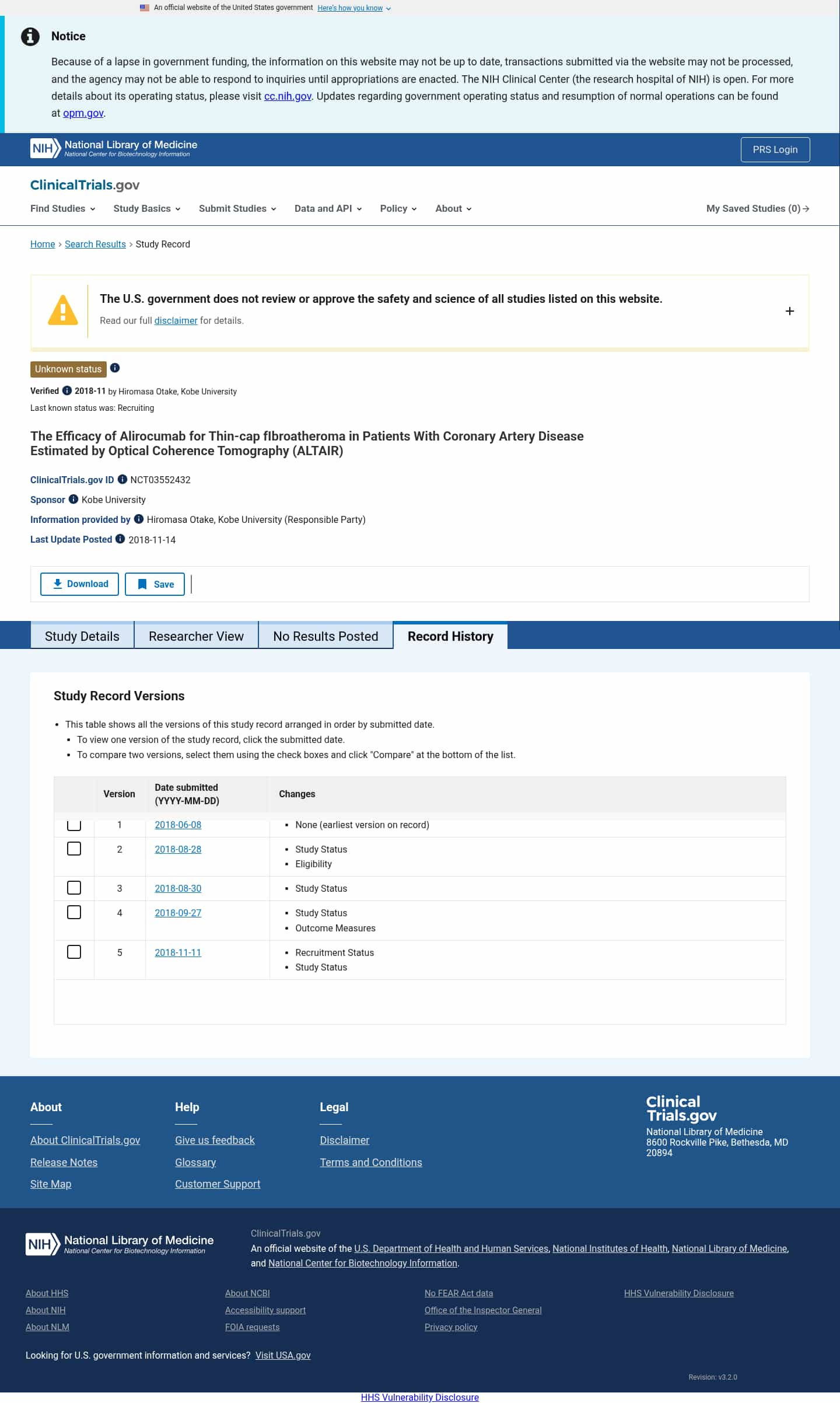 Latest website image capture