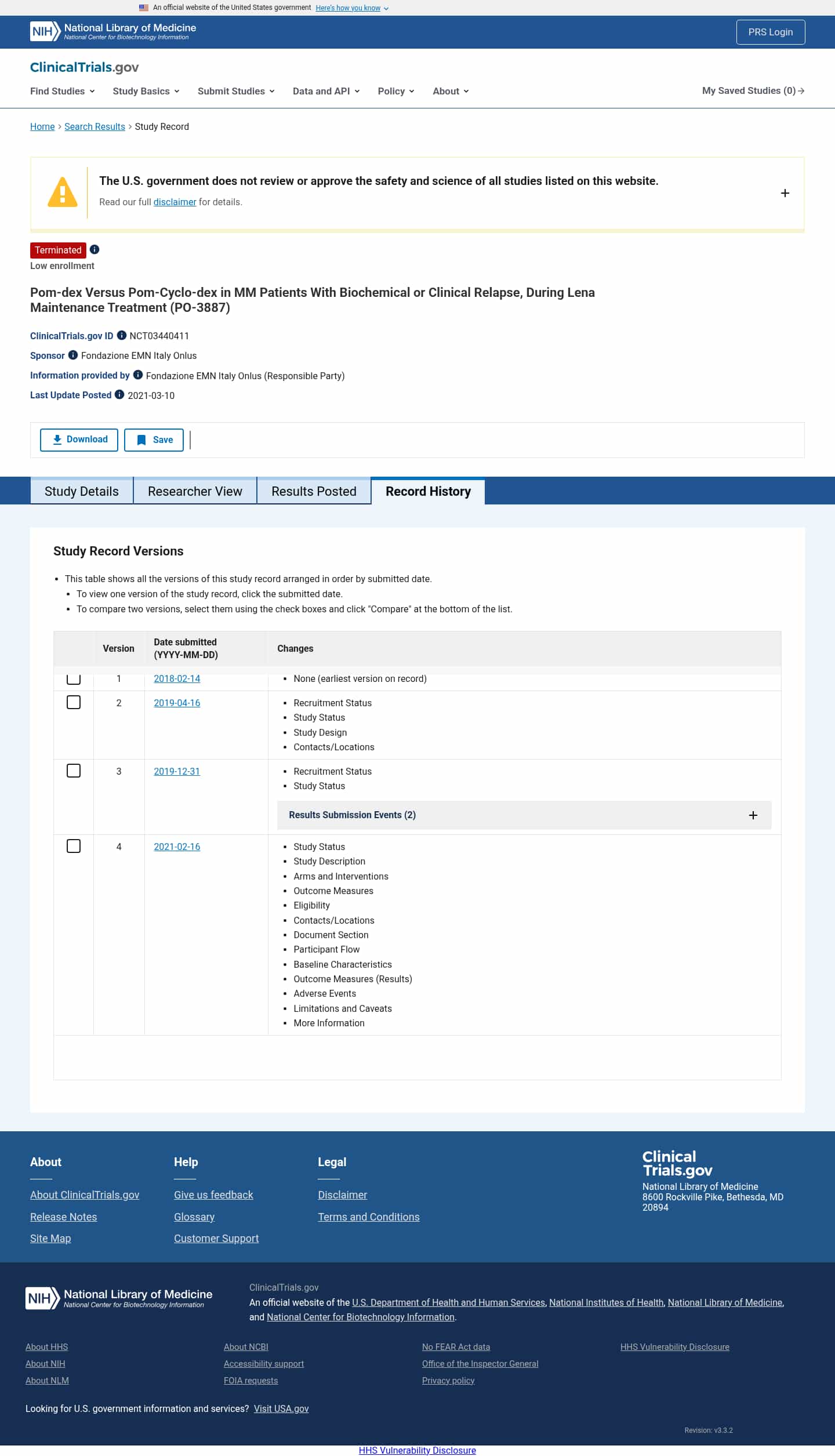 Latest website image capture