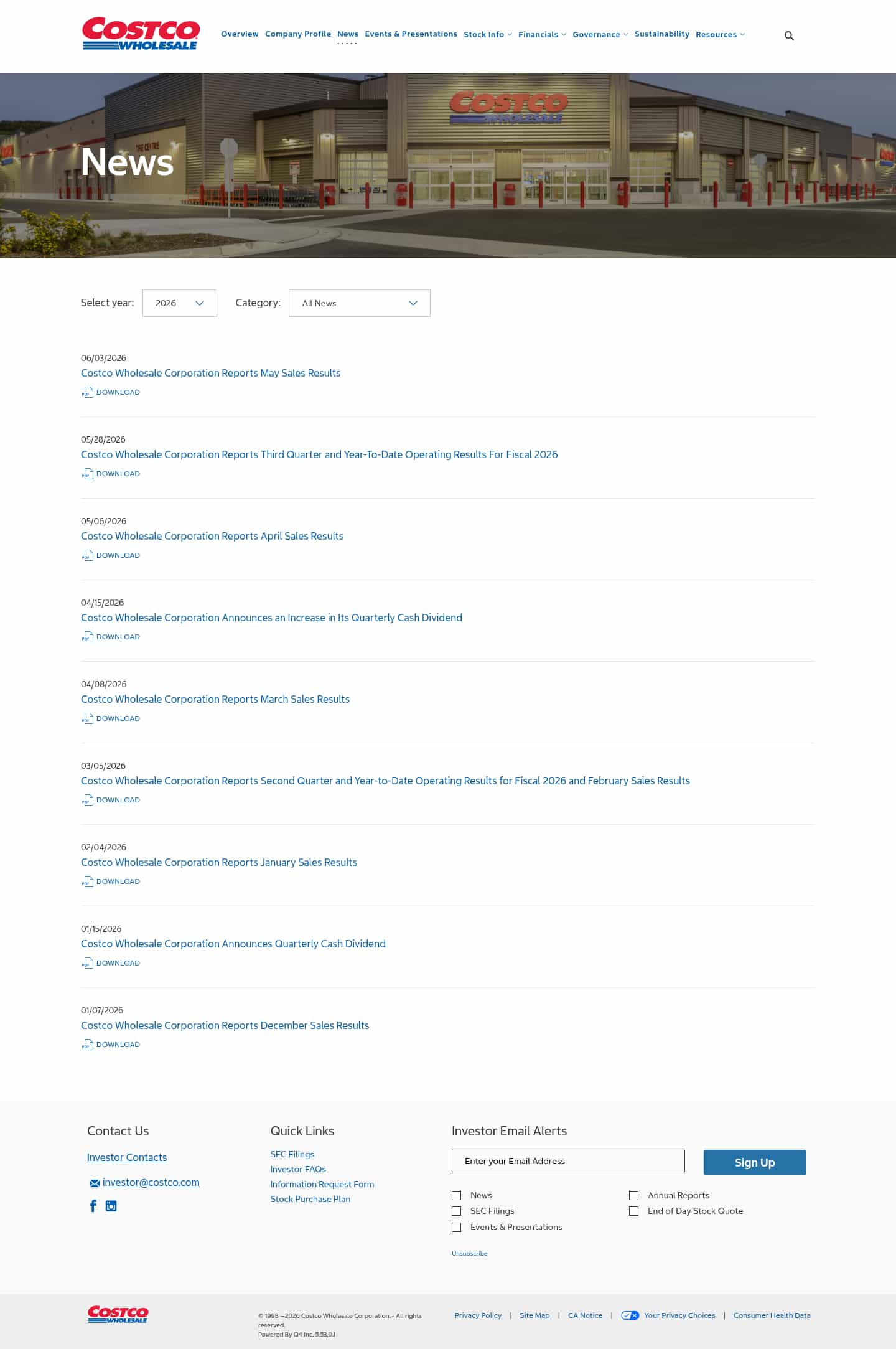 Latest website image capture
