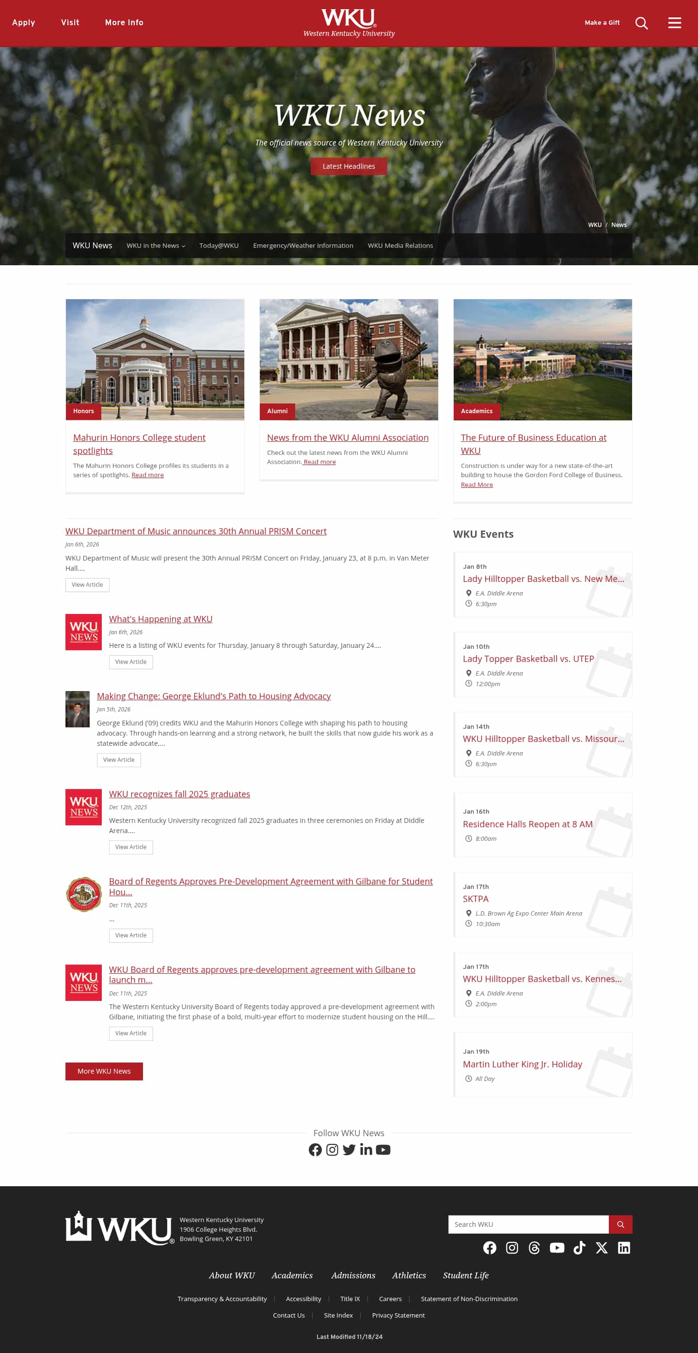 Latest website image capture