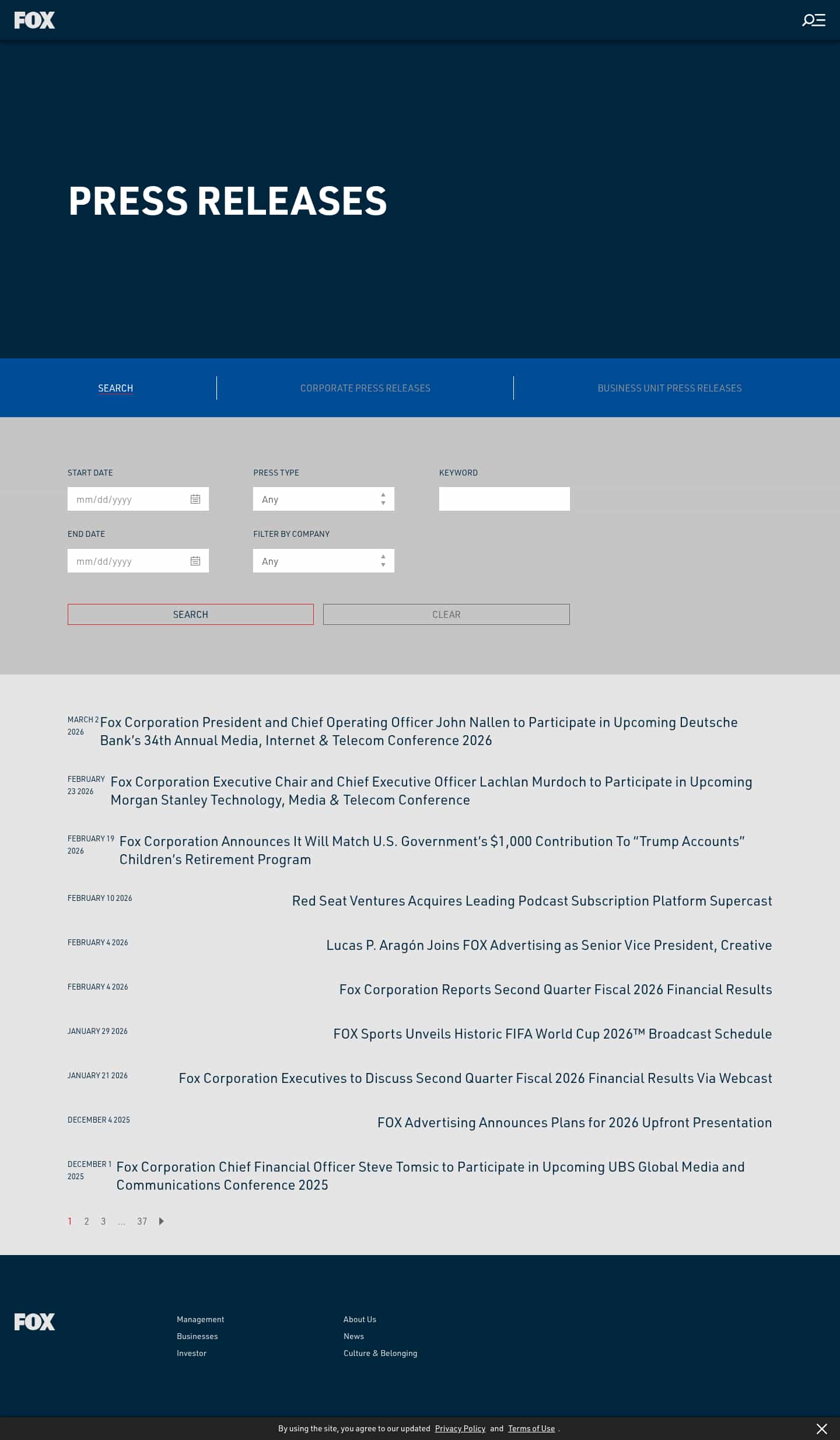 Latest website image capture