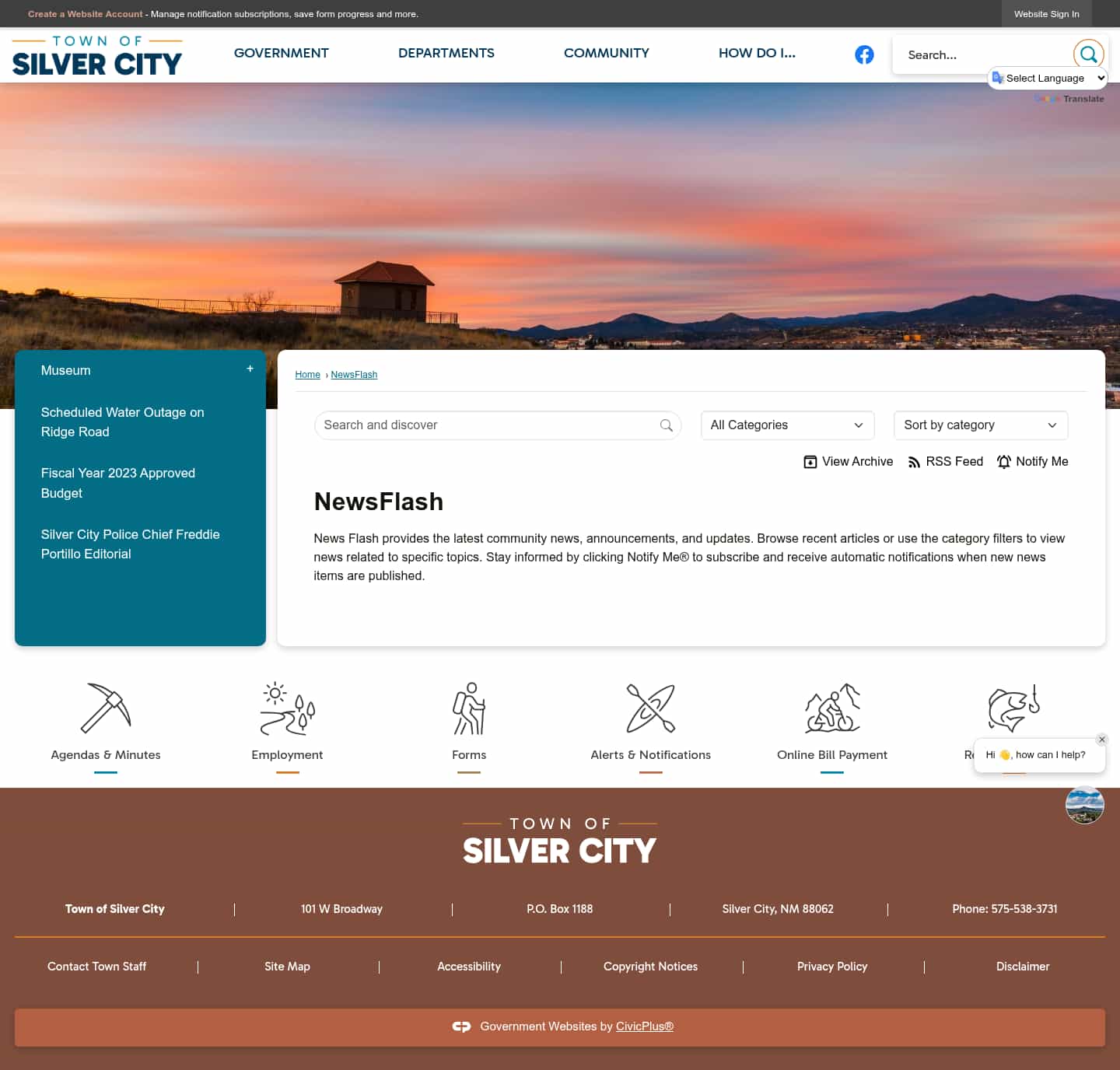 Latest website image capture