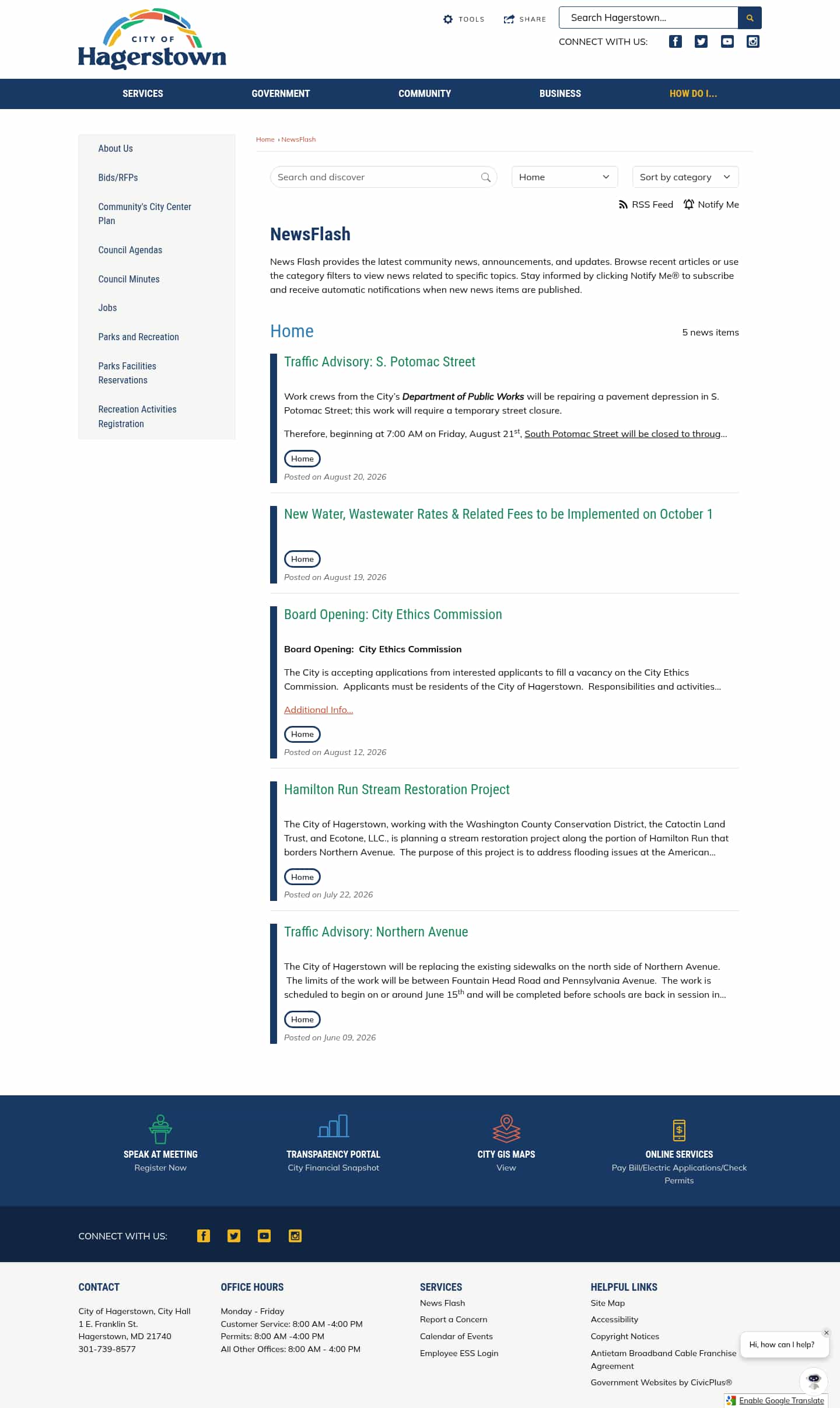 Latest website image capture