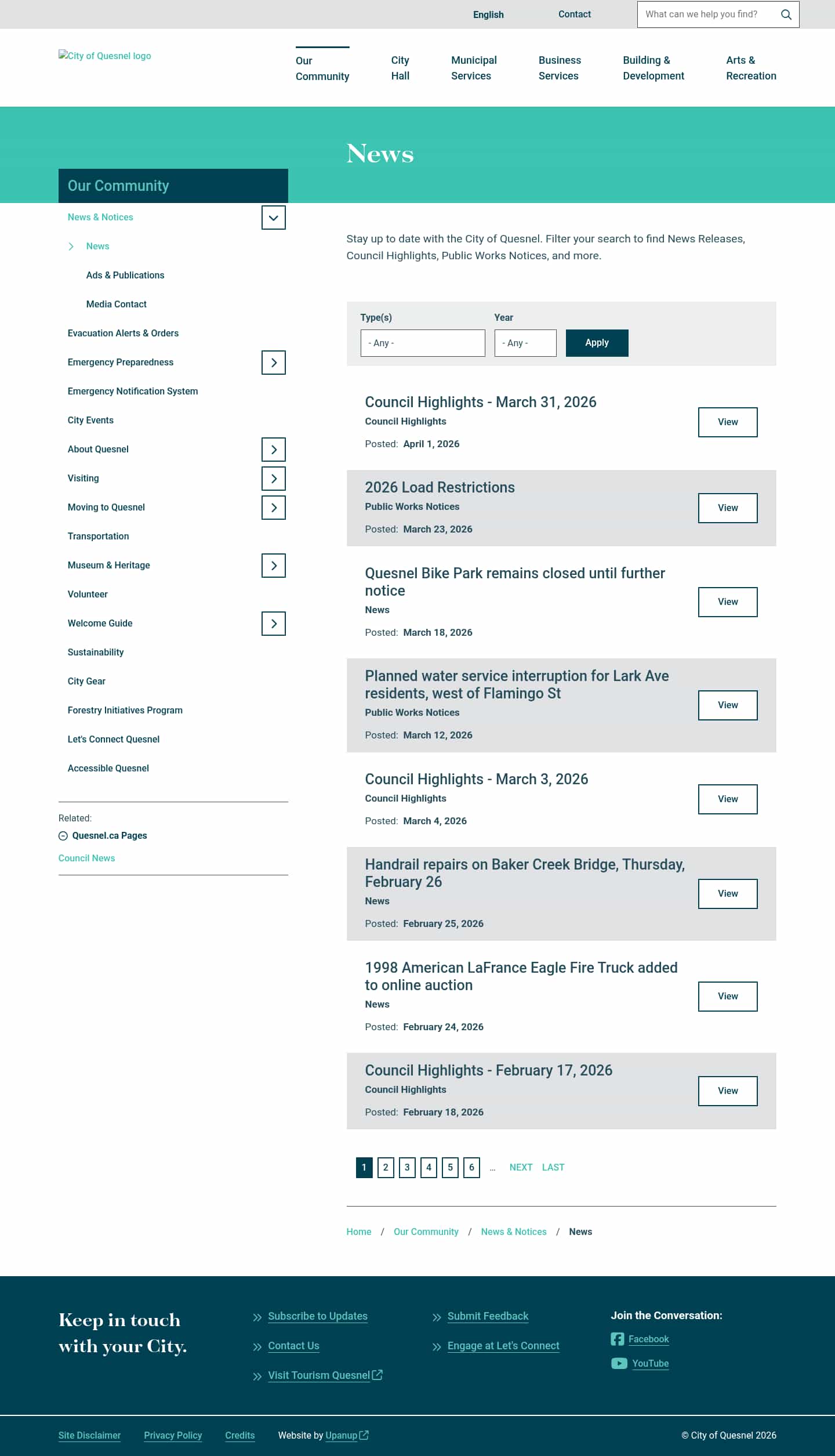Latest website image capture