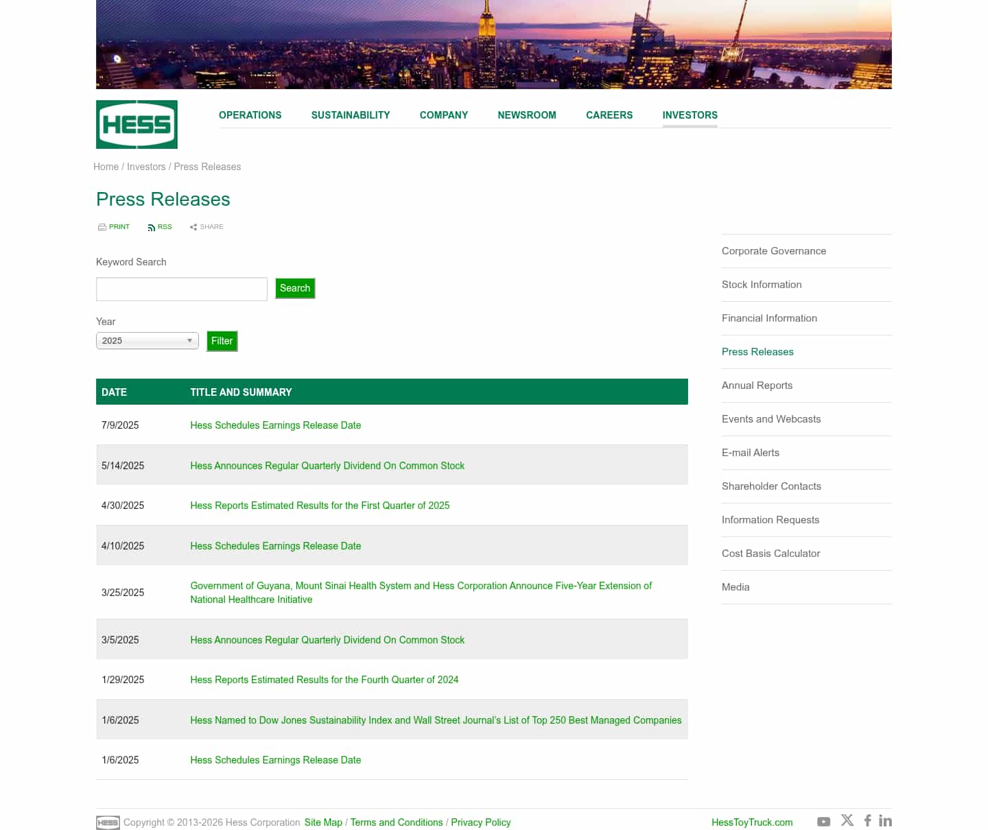 Latest website image capture