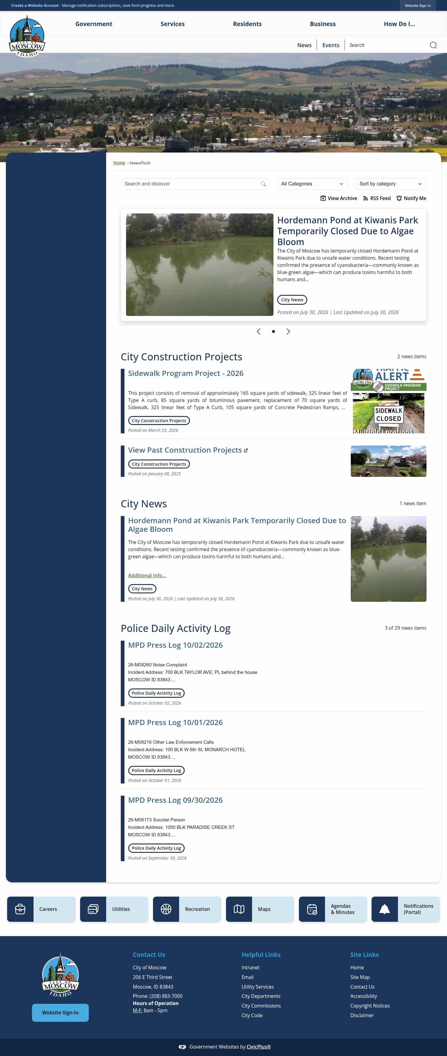 Latest website image capture