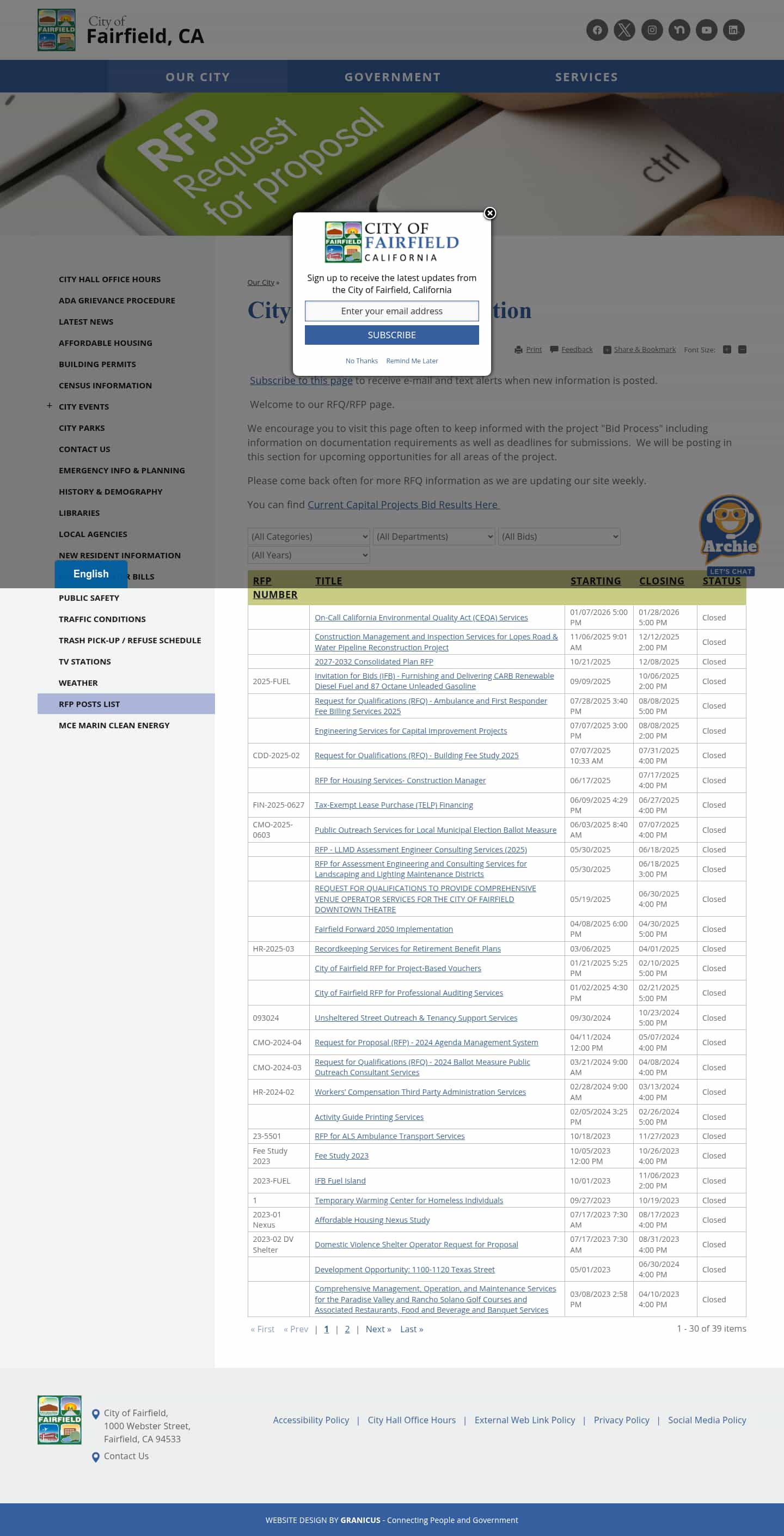 Latest website image capture