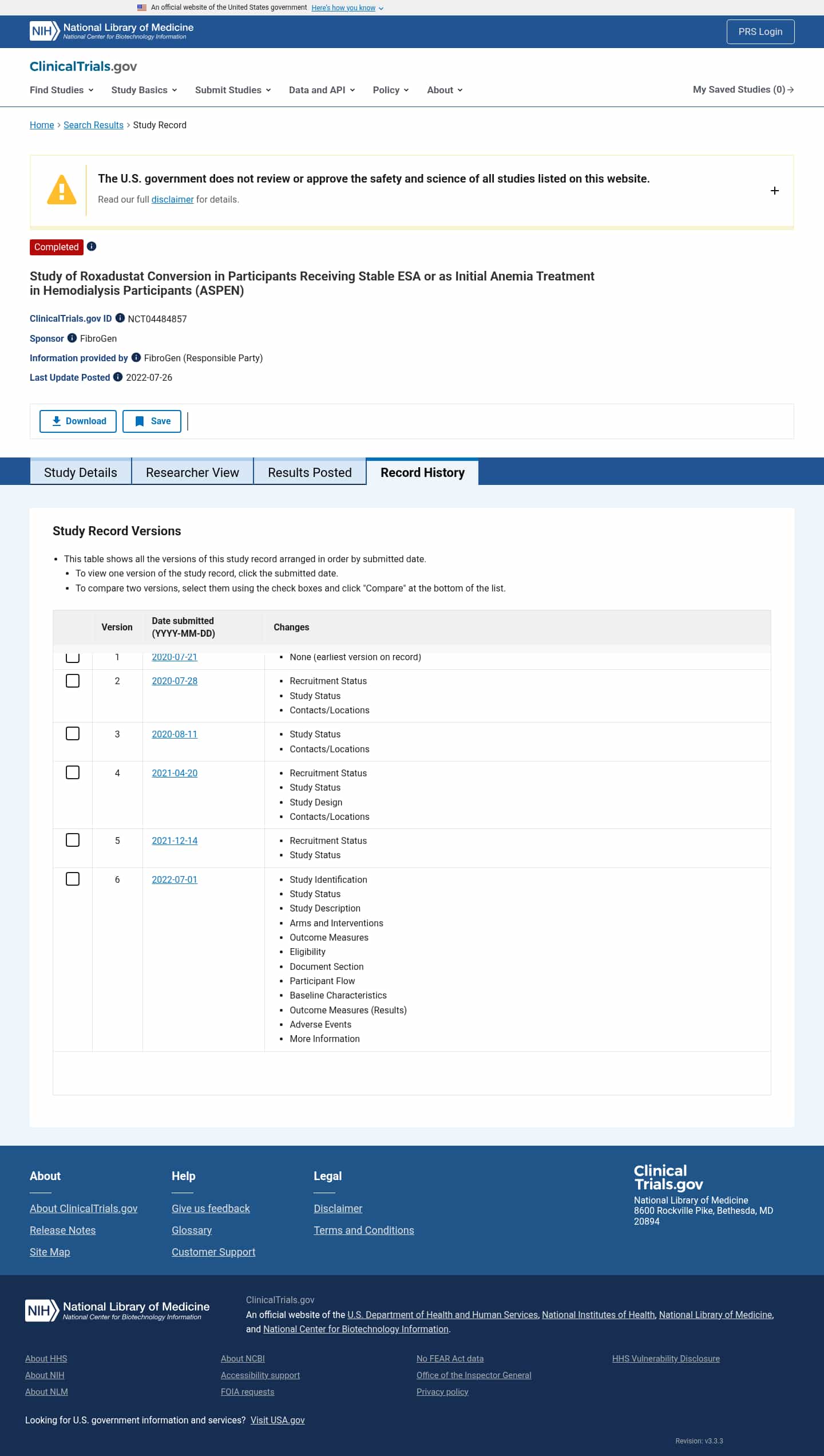 Latest website image capture