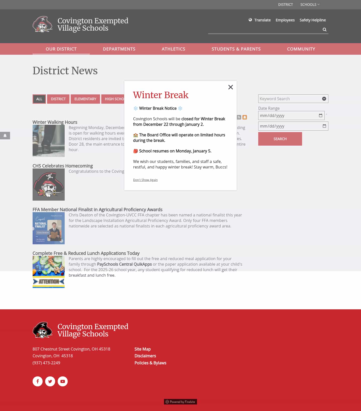 Latest website image capture