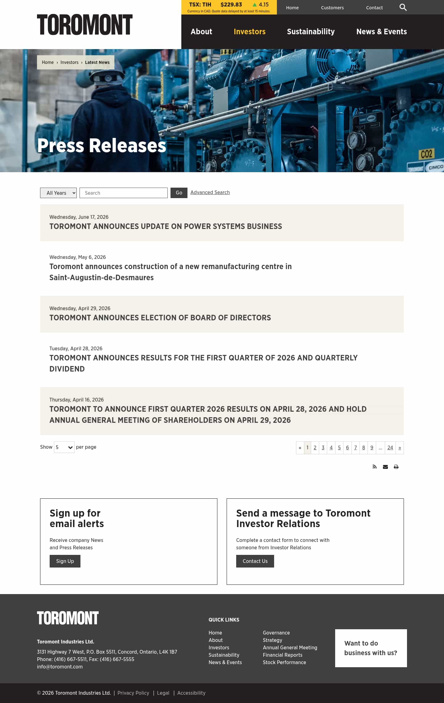 Latest website image capture