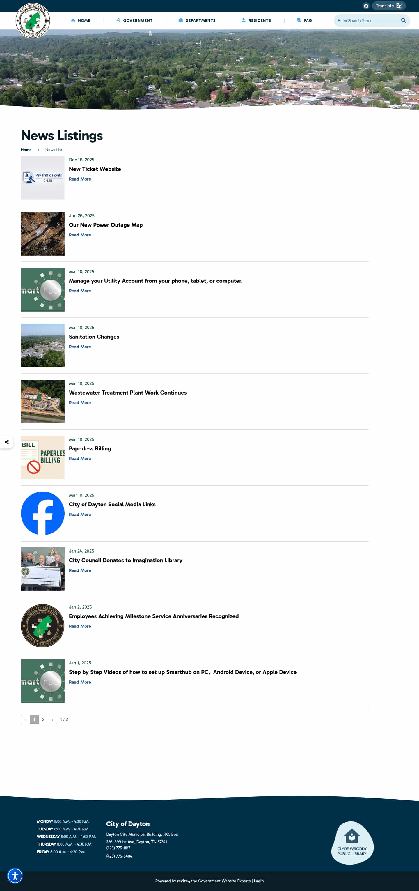 Latest website image capture