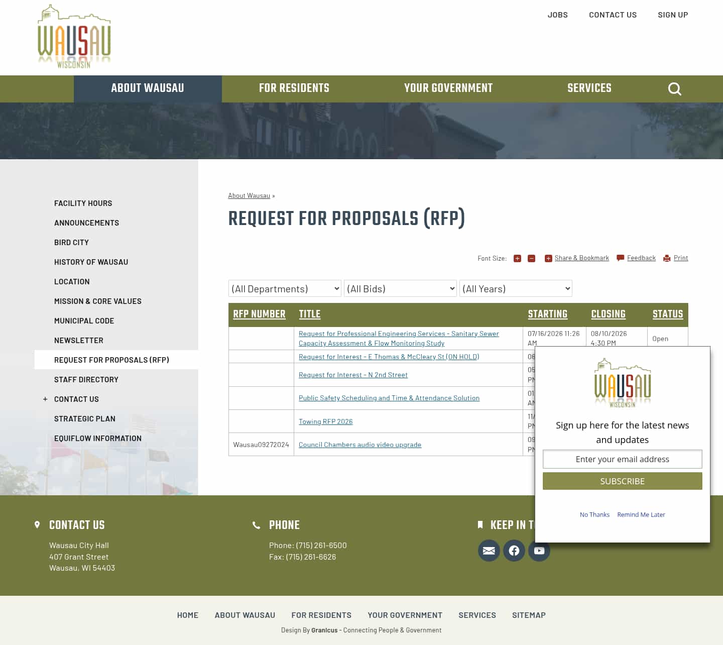 Latest website image capture