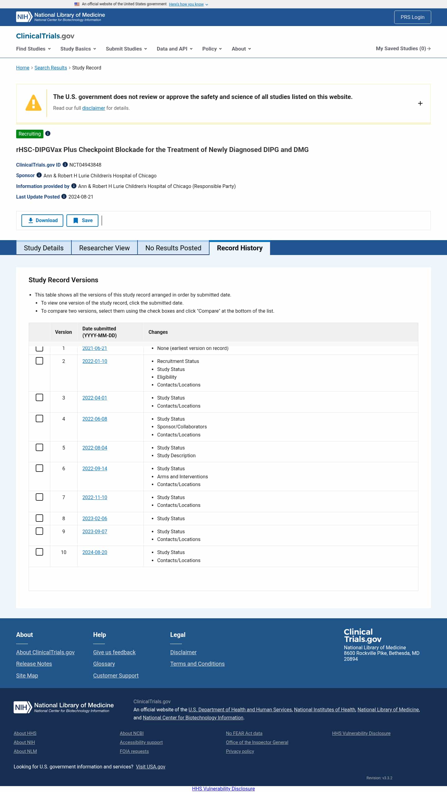 Latest website image capture