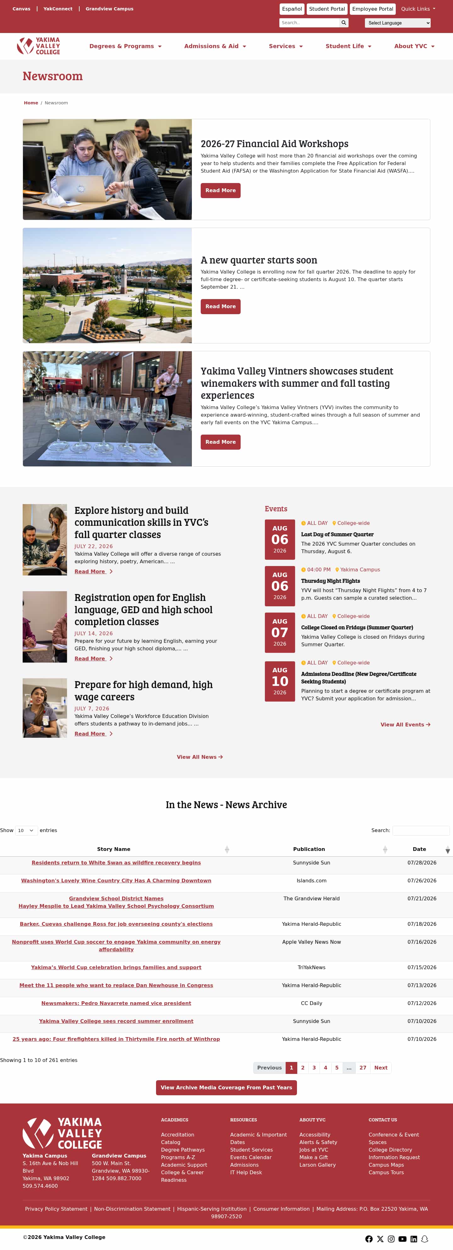Latest website image capture