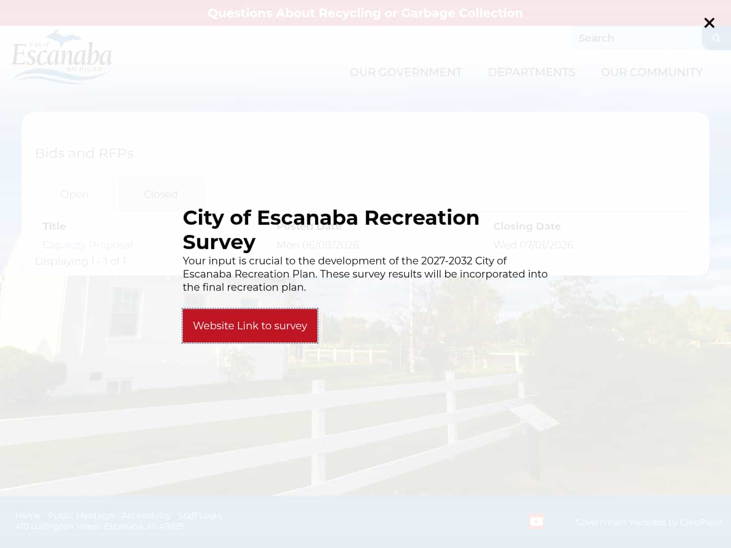 Latest website image capture