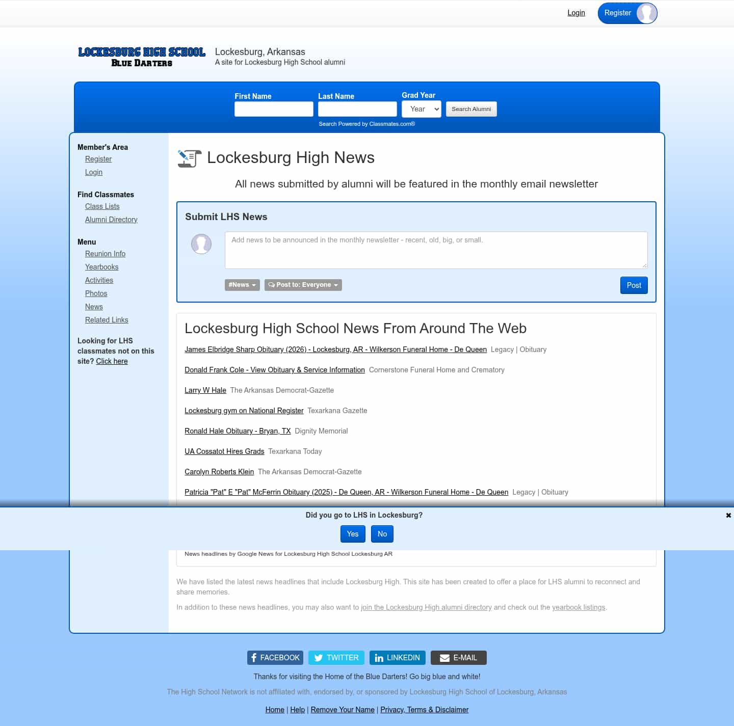 Latest website image capture