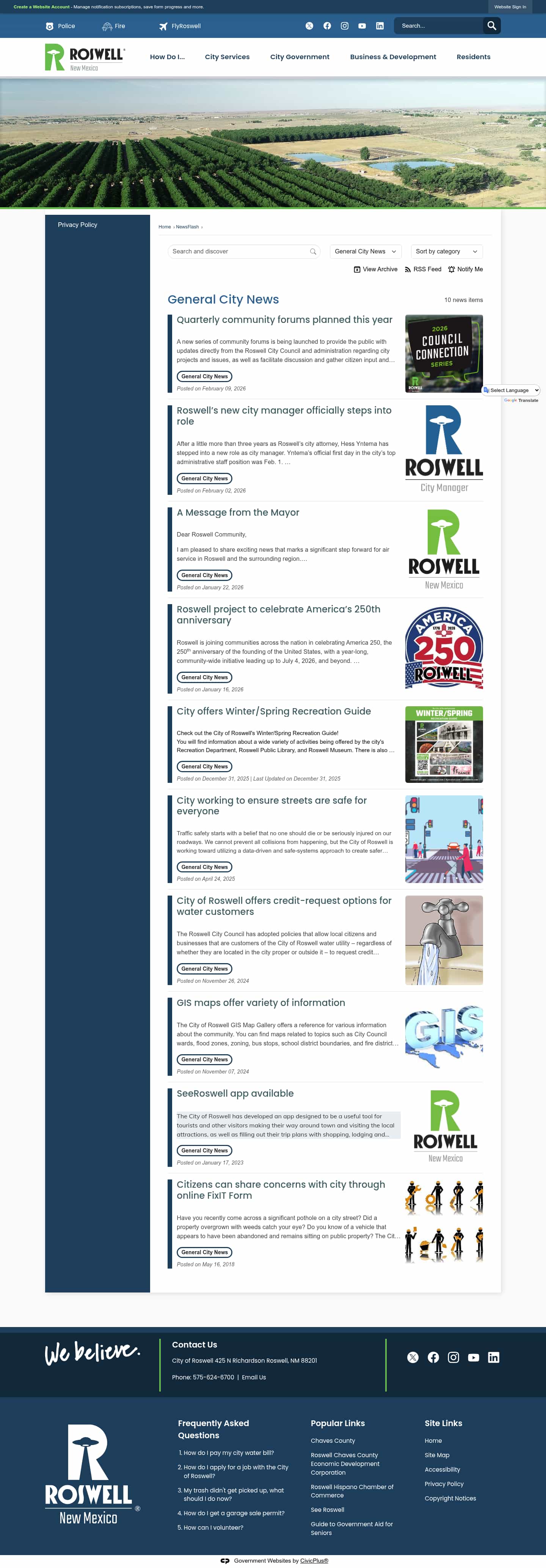 Latest website image capture