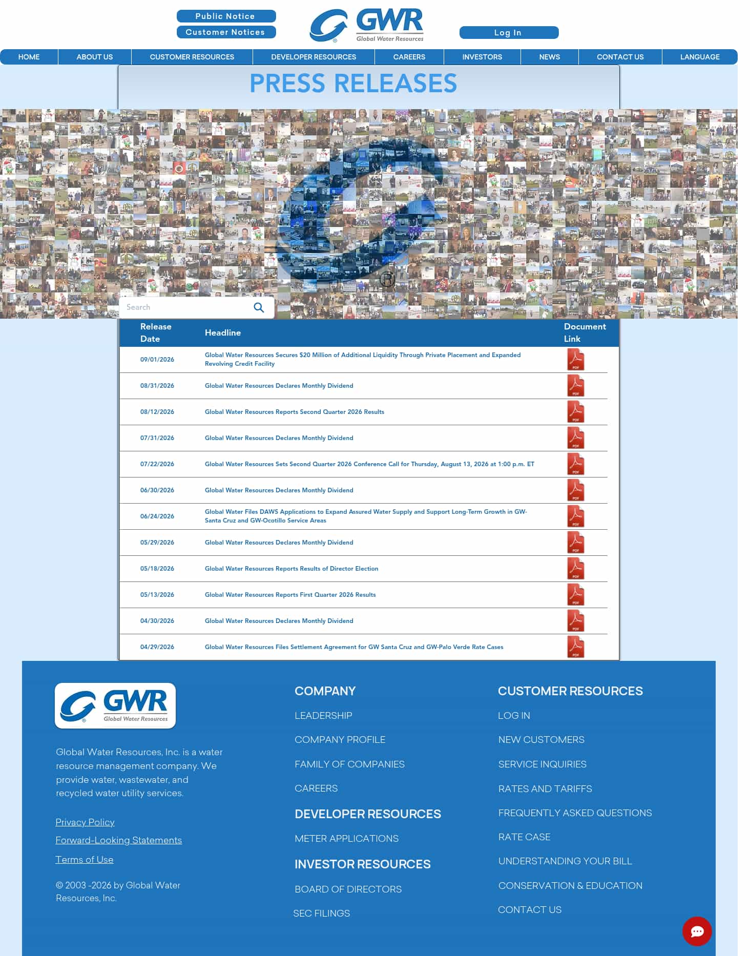 Latest website image capture