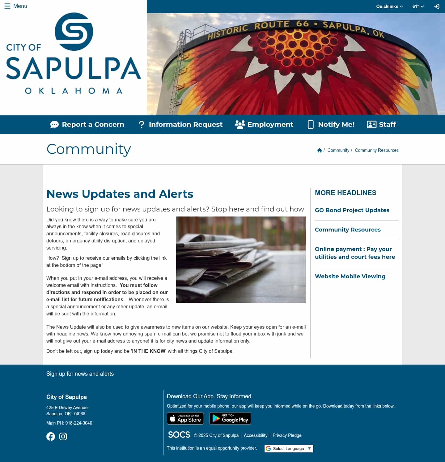 Latest website image capture