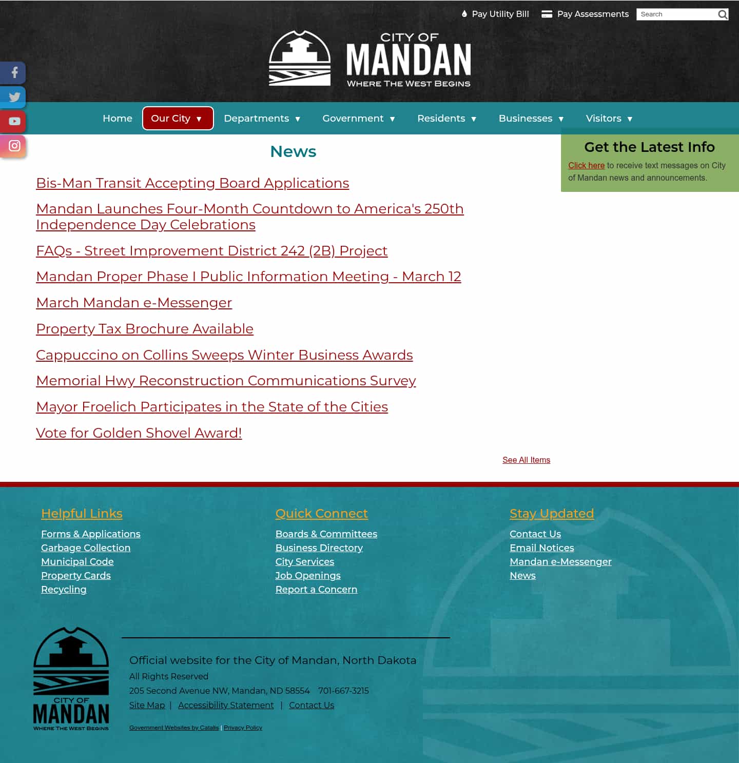 Latest website image capture