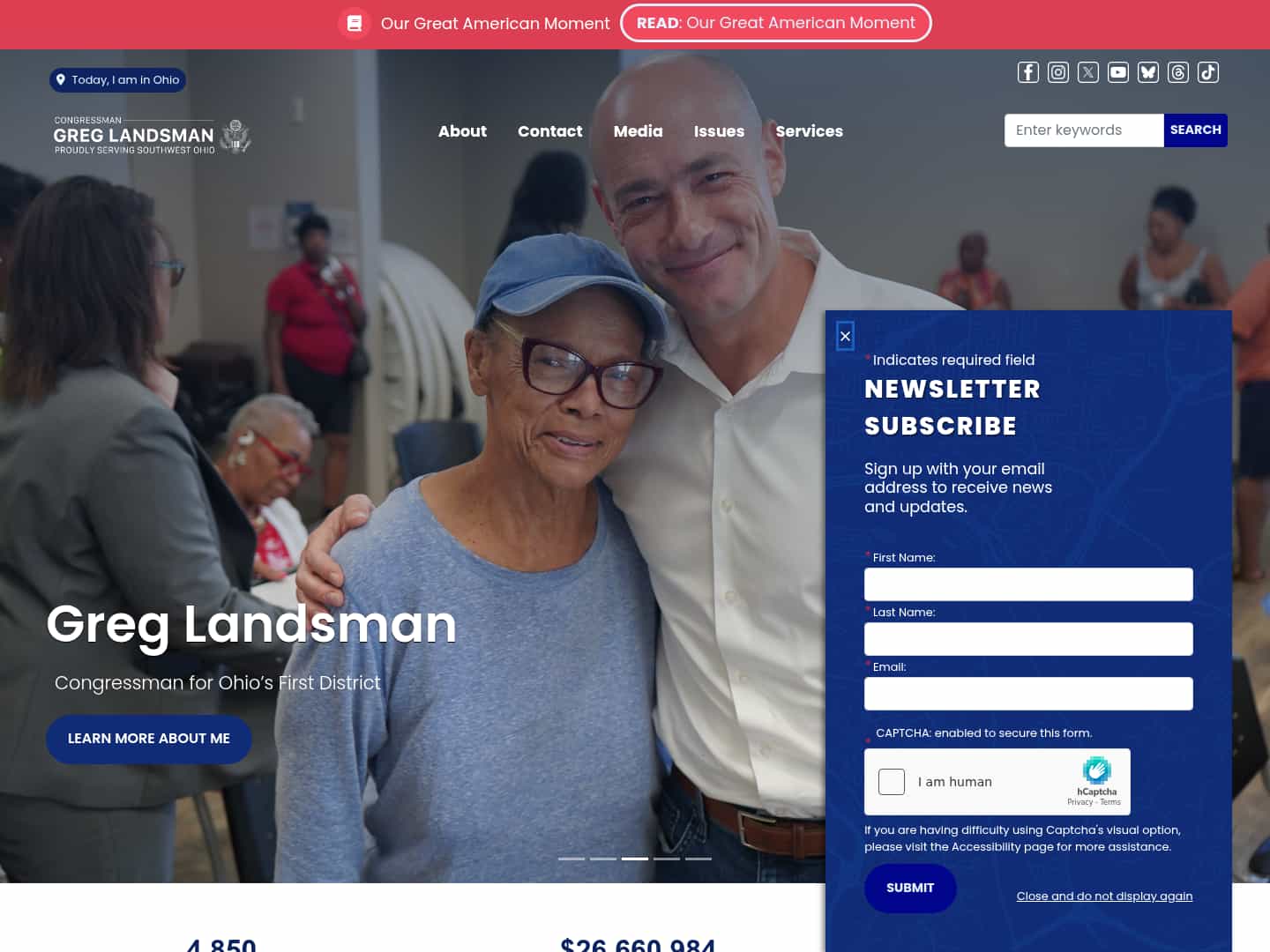 Latest website image capture