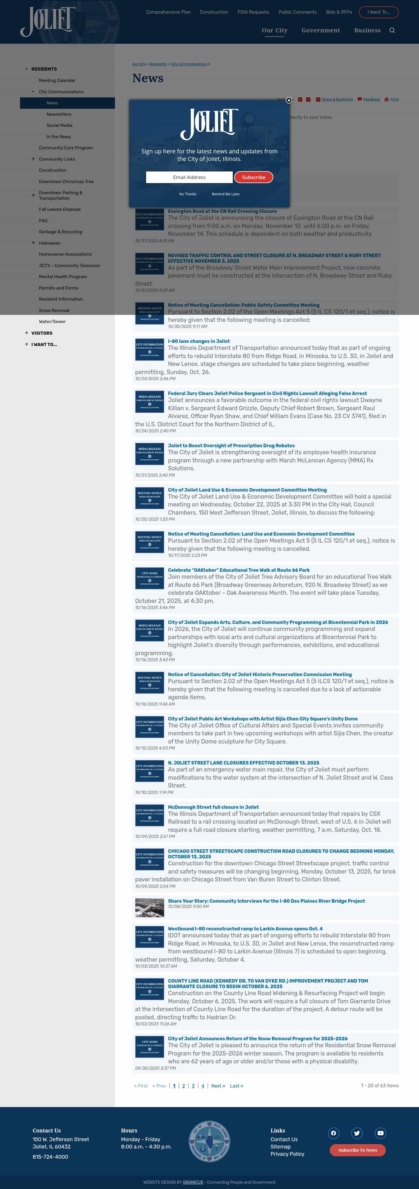 Latest website image capture