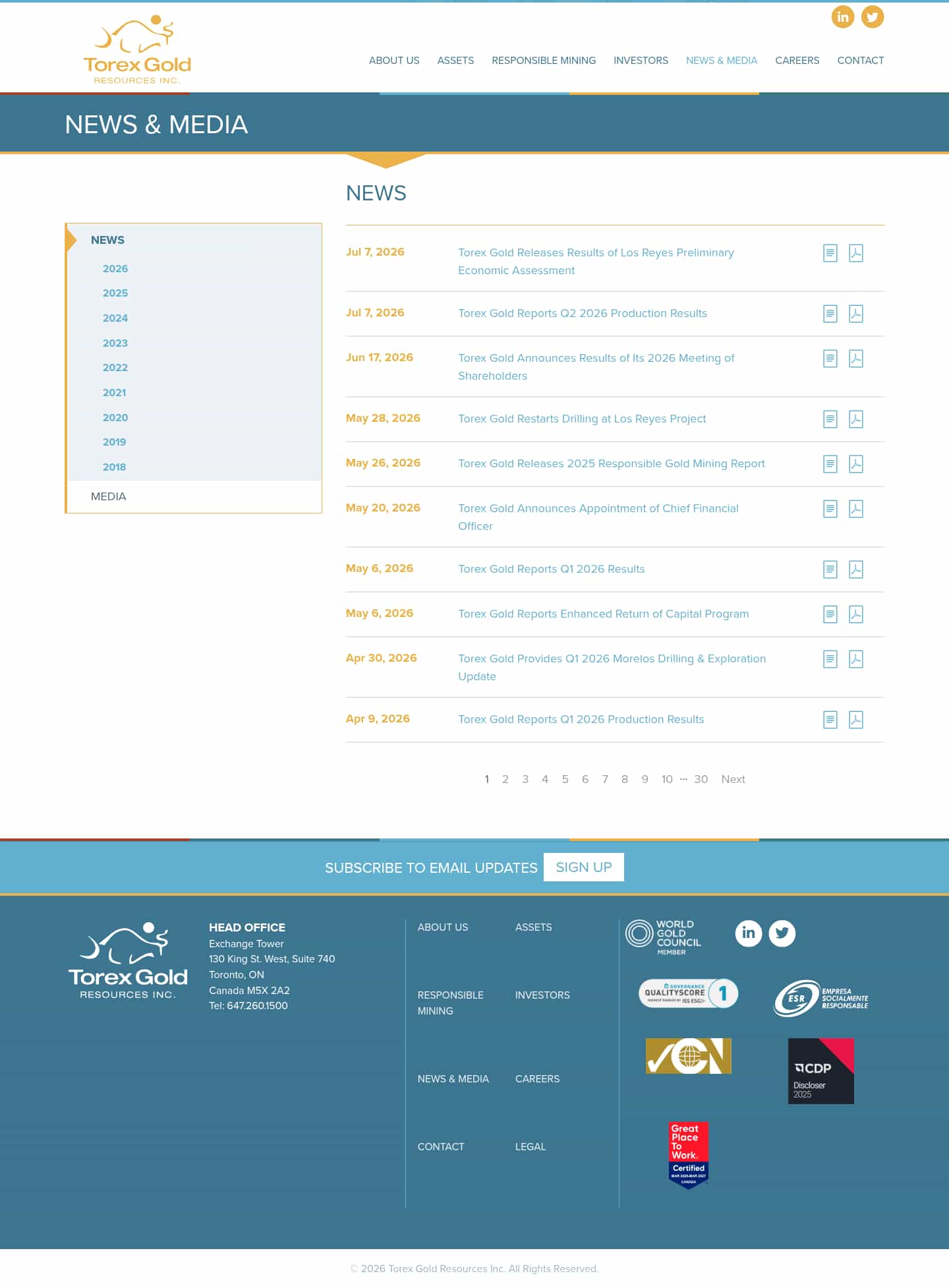 Latest website image capture