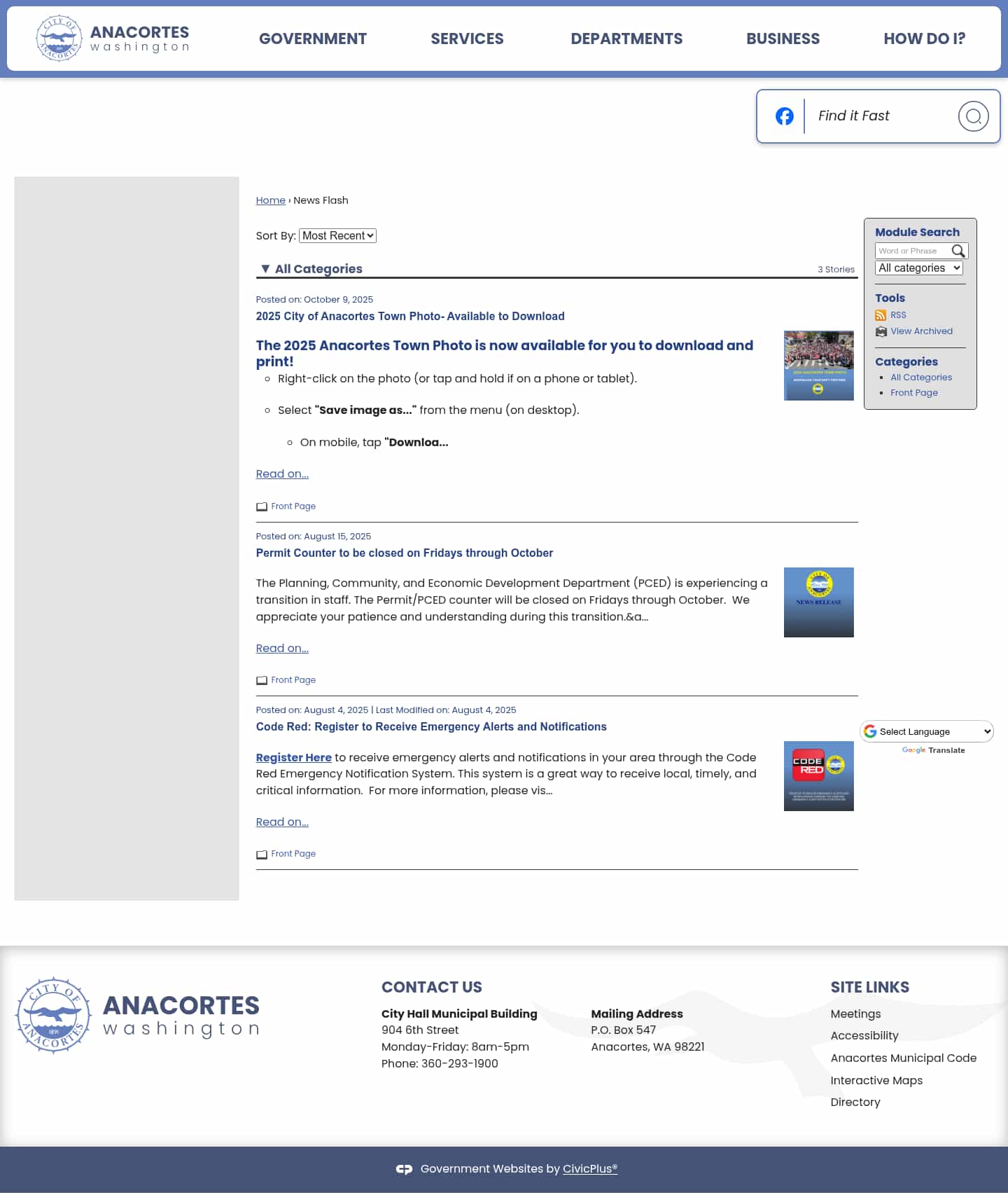 Latest website image capture