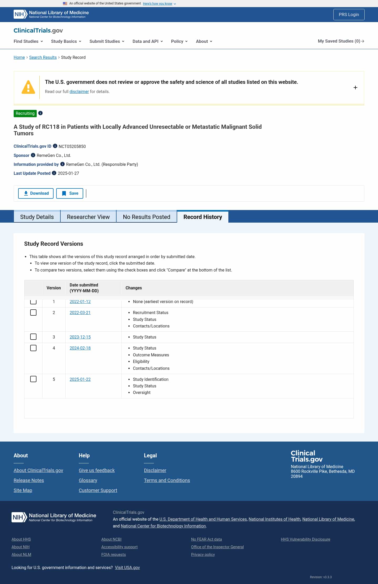 Latest website image capture
