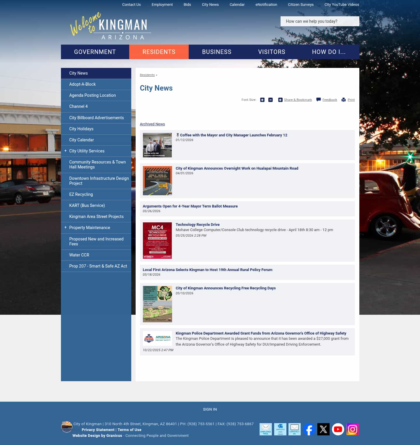 Latest website image capture