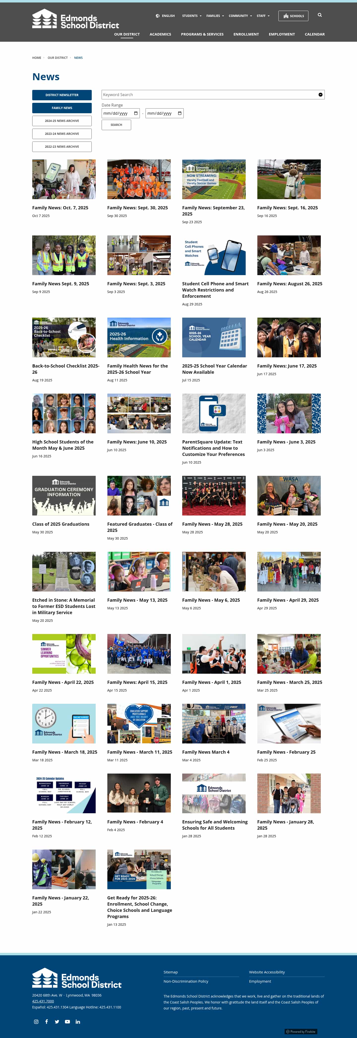 Latest website image capture