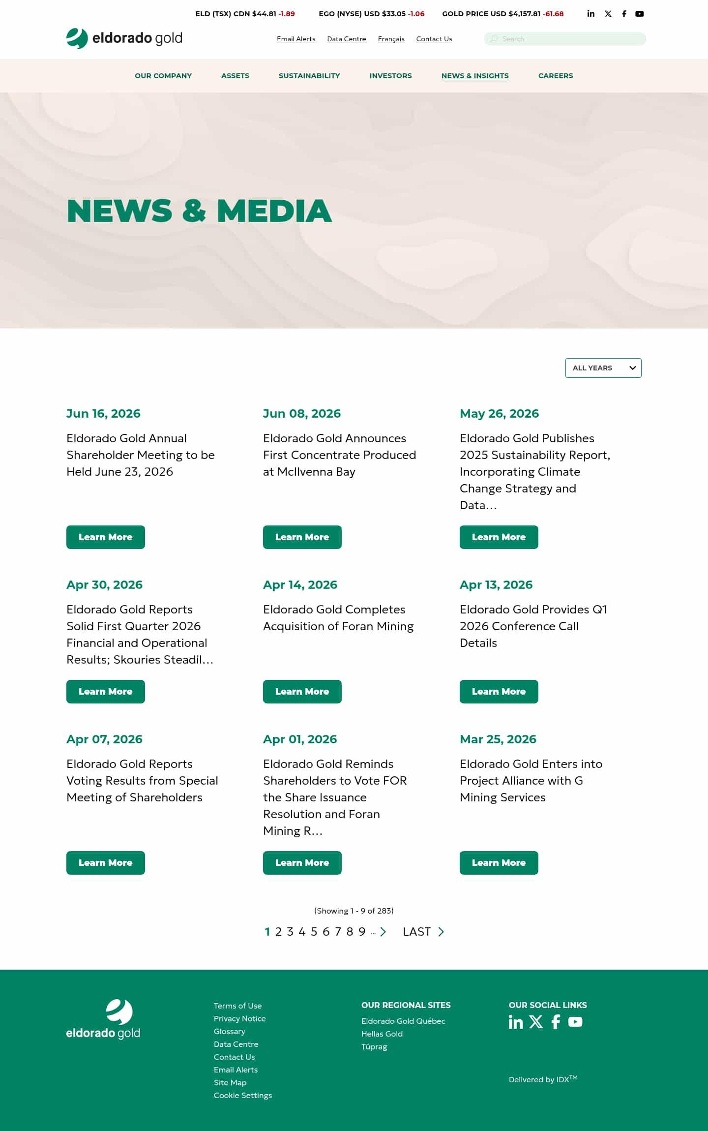 Latest website image capture