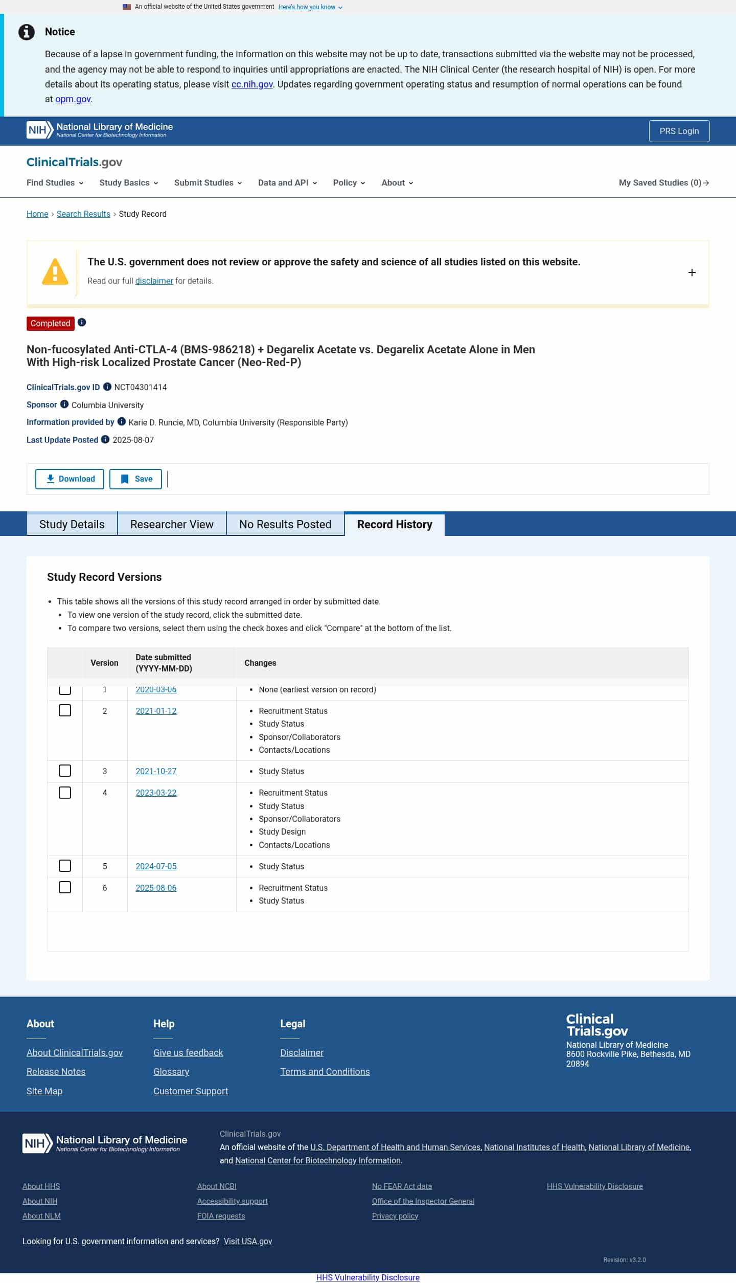 Latest website image capture