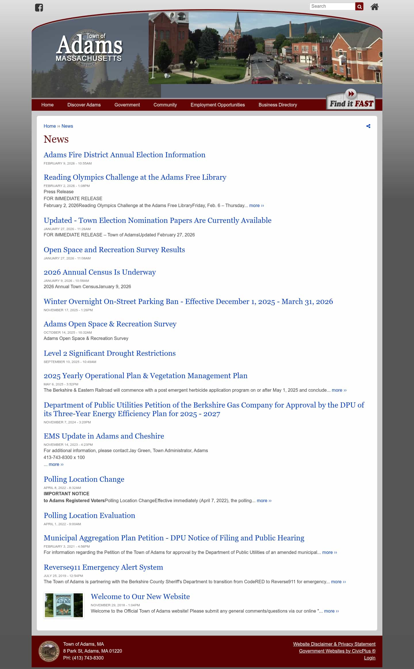 Latest website image capture