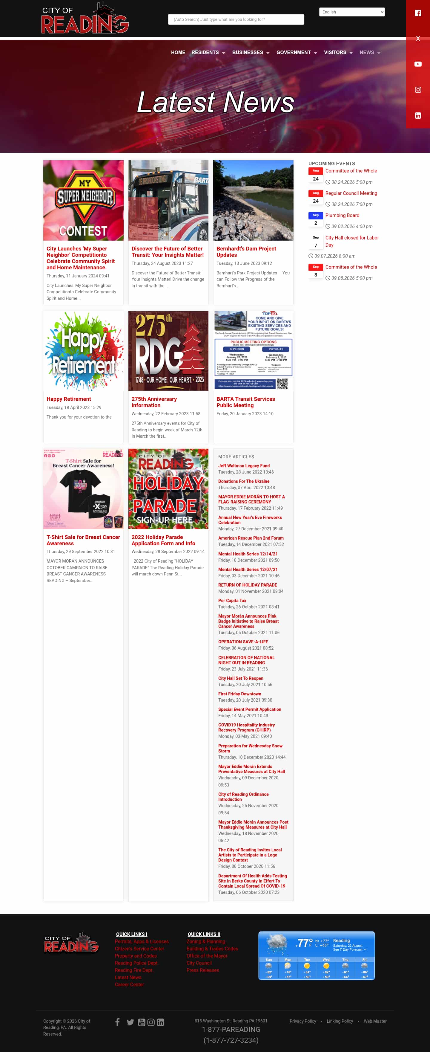 Latest website image capture