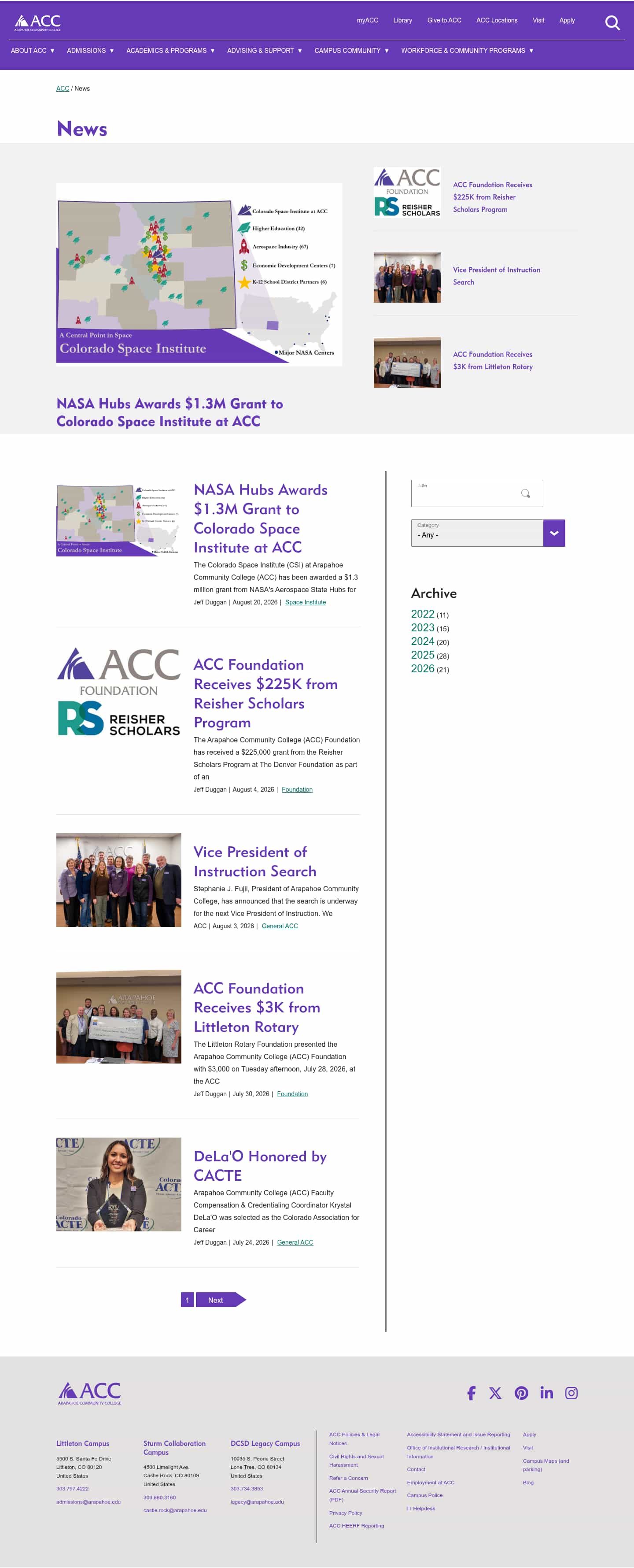 Latest website image capture