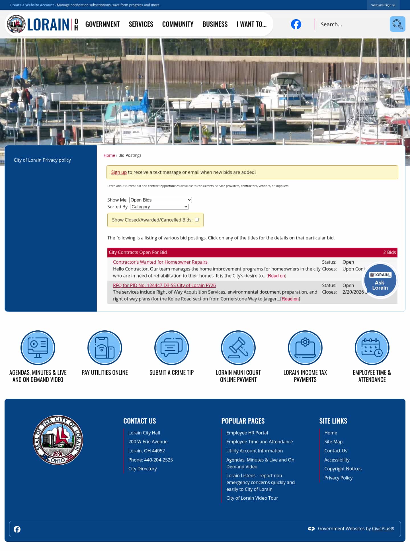 Latest website image capture