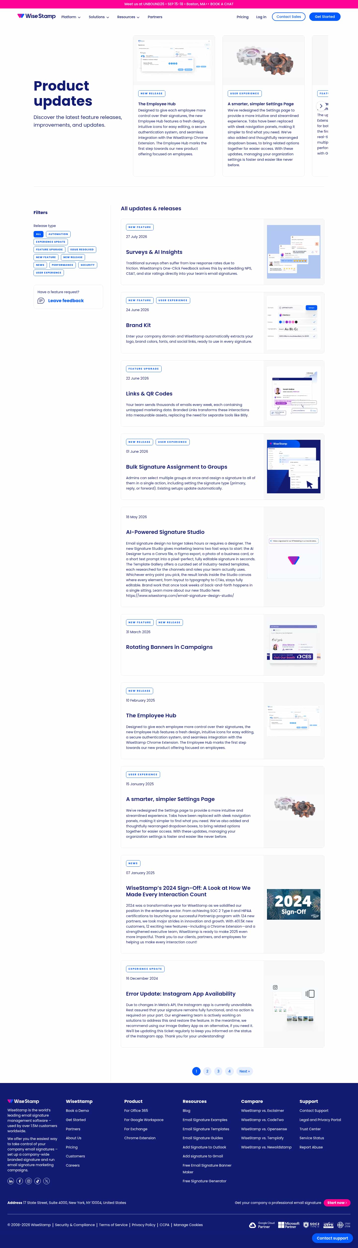 Latest website image capture